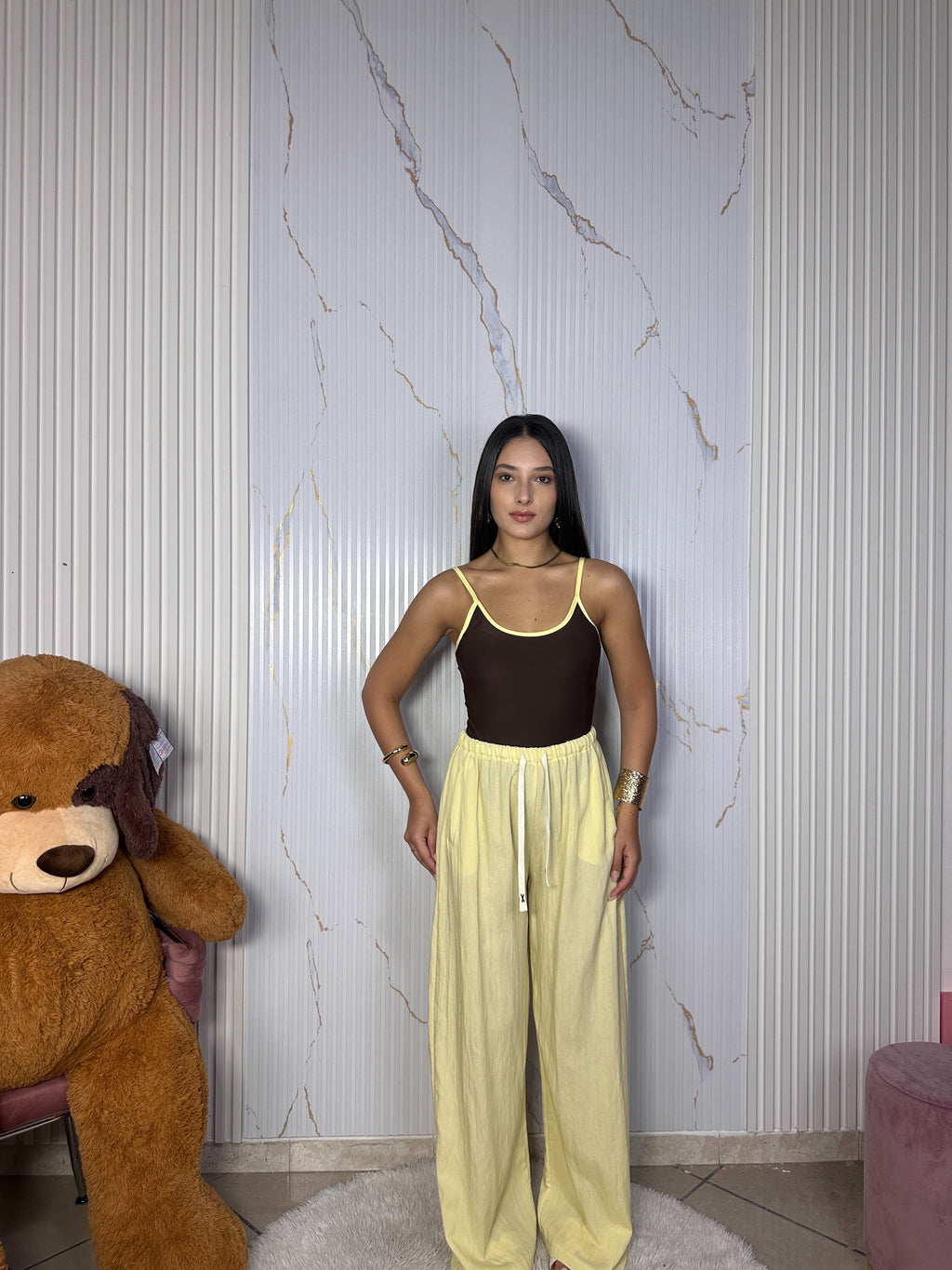 Pantalone Oasi Giallo