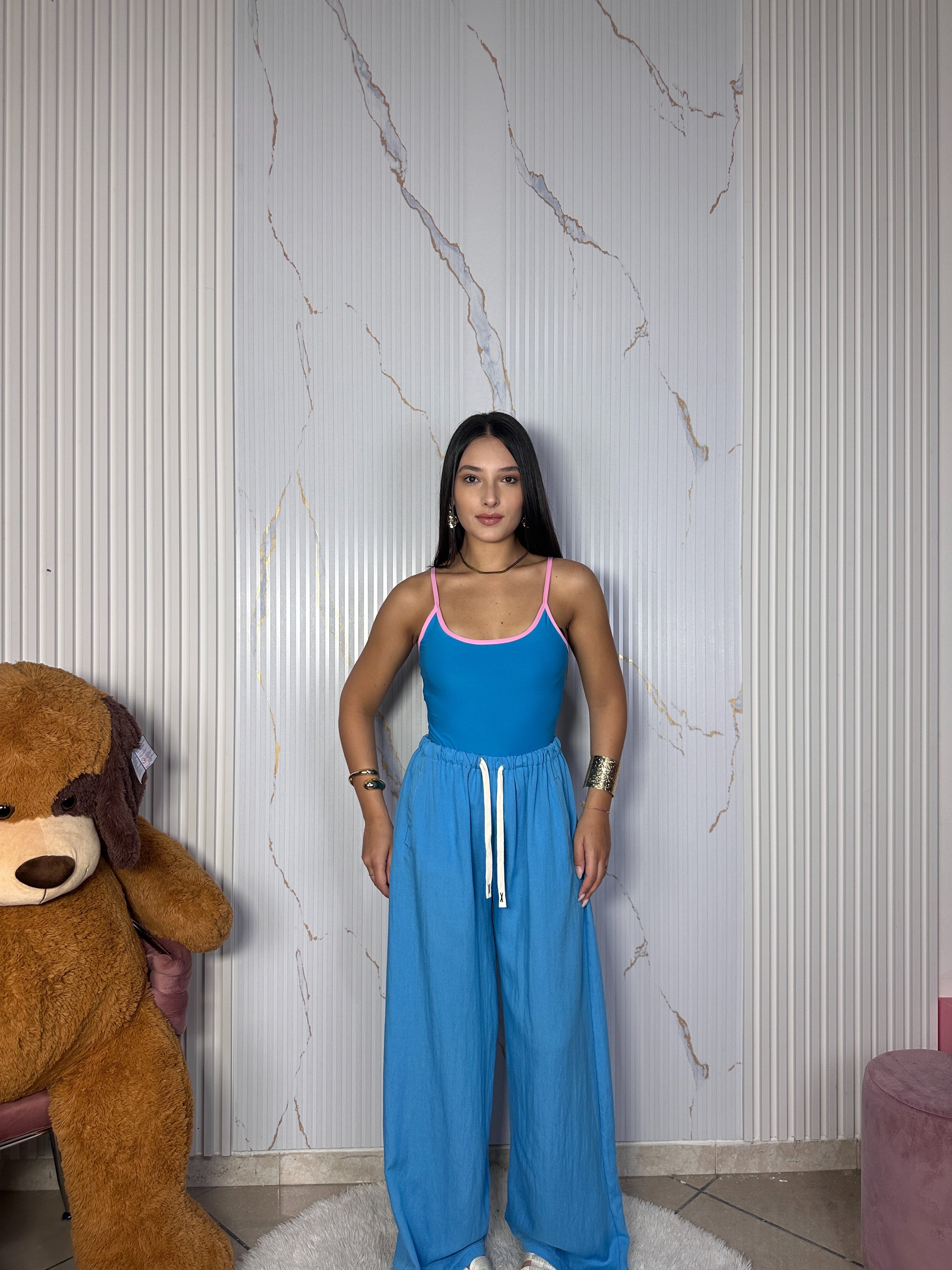 Pantalone Oasi Azzurro