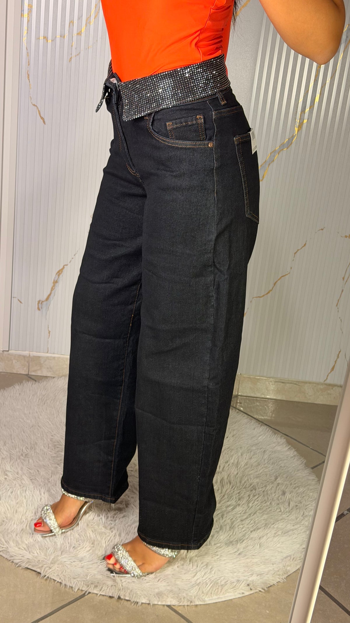 Jeans Carlytas Denim Scuro