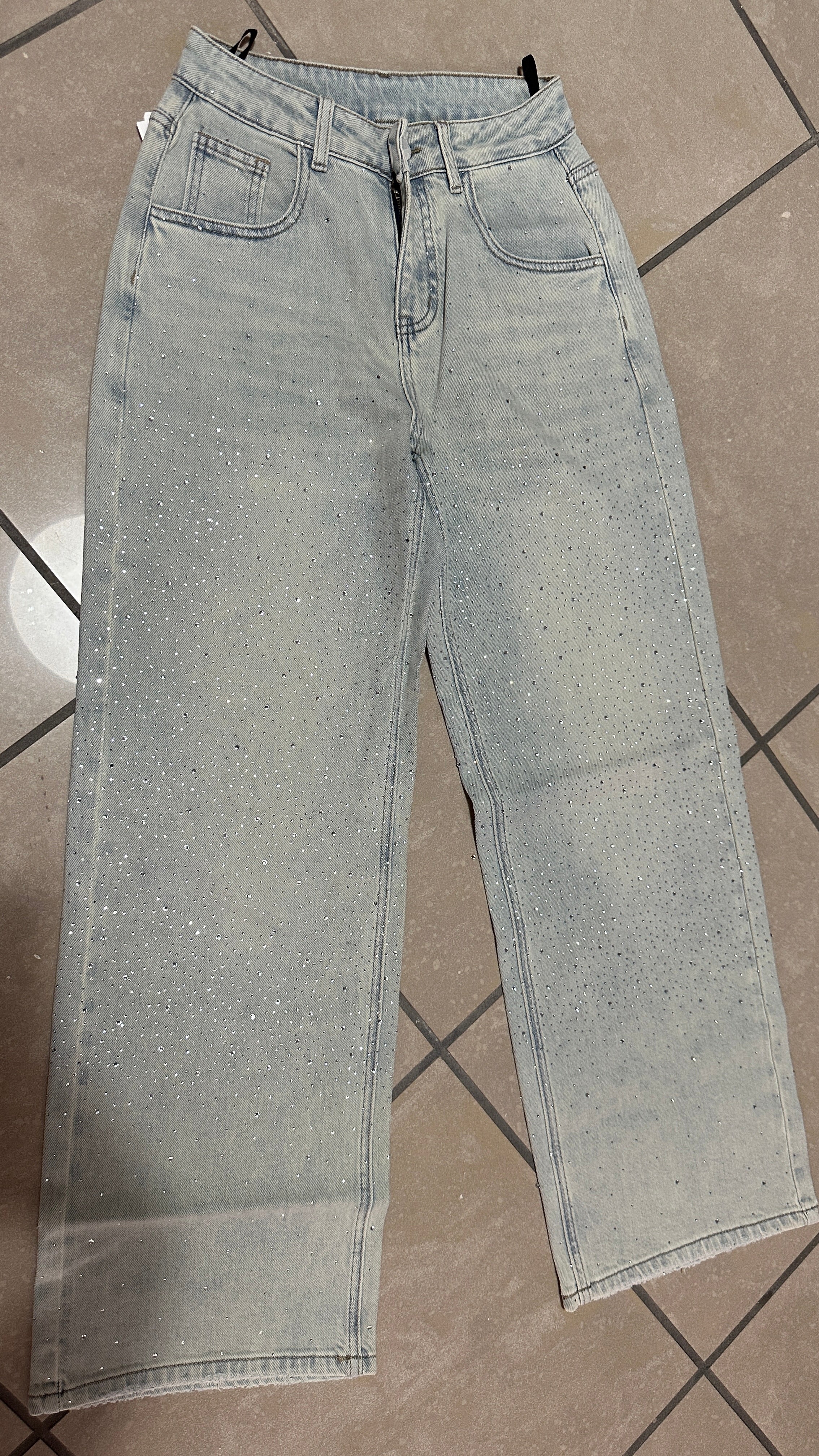 Jeans brillantinato
