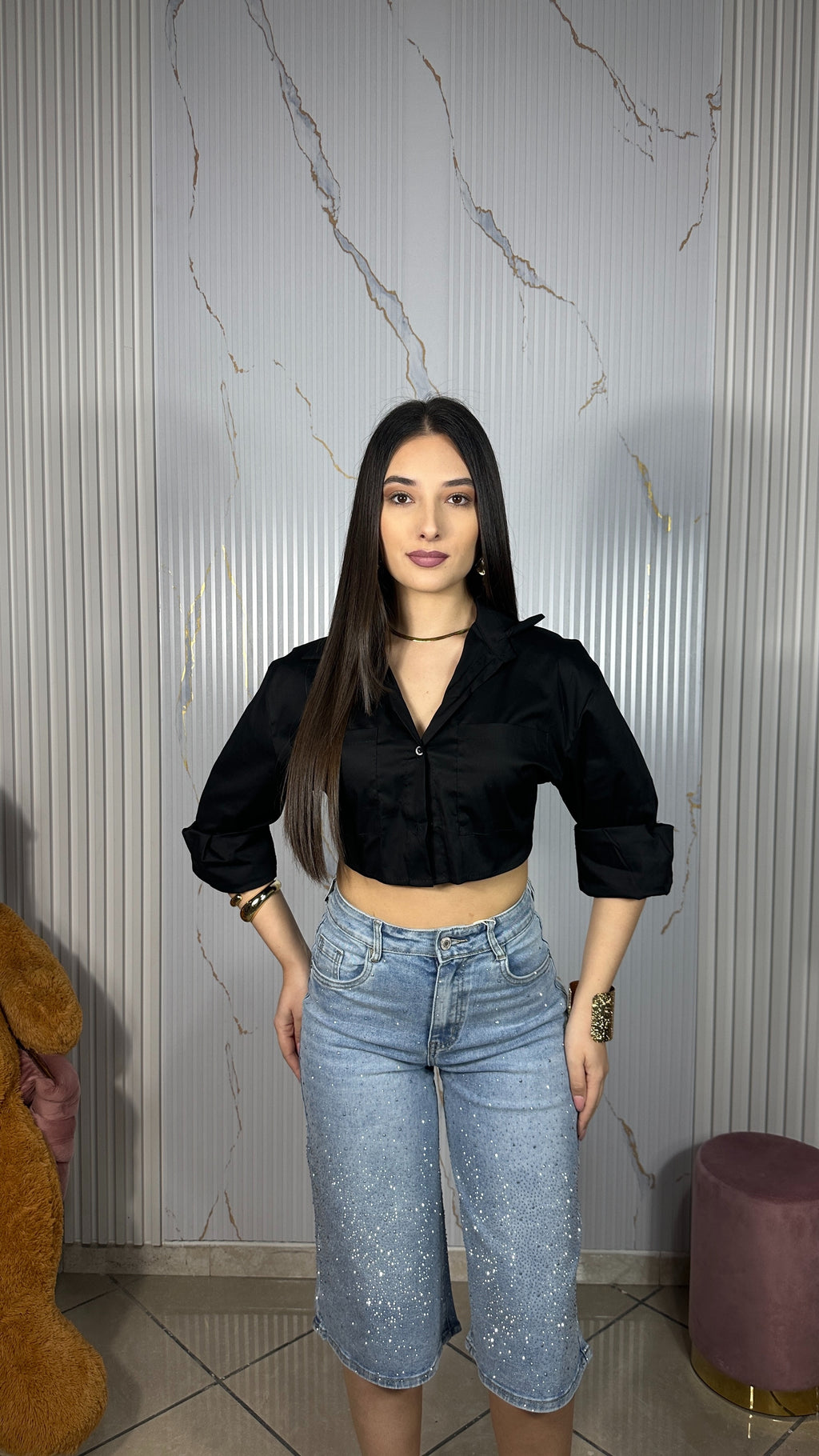 Camicia Crop