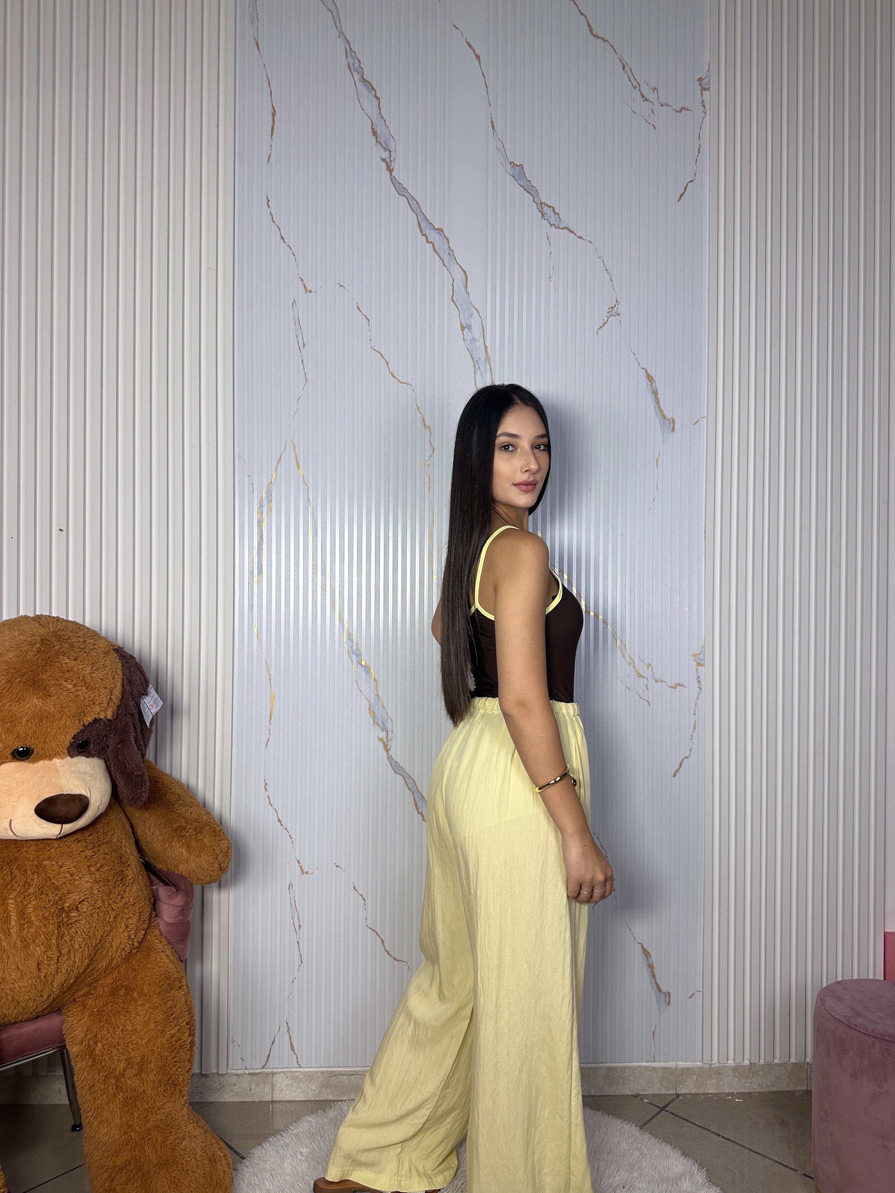 Pantalone Oasi Giallo