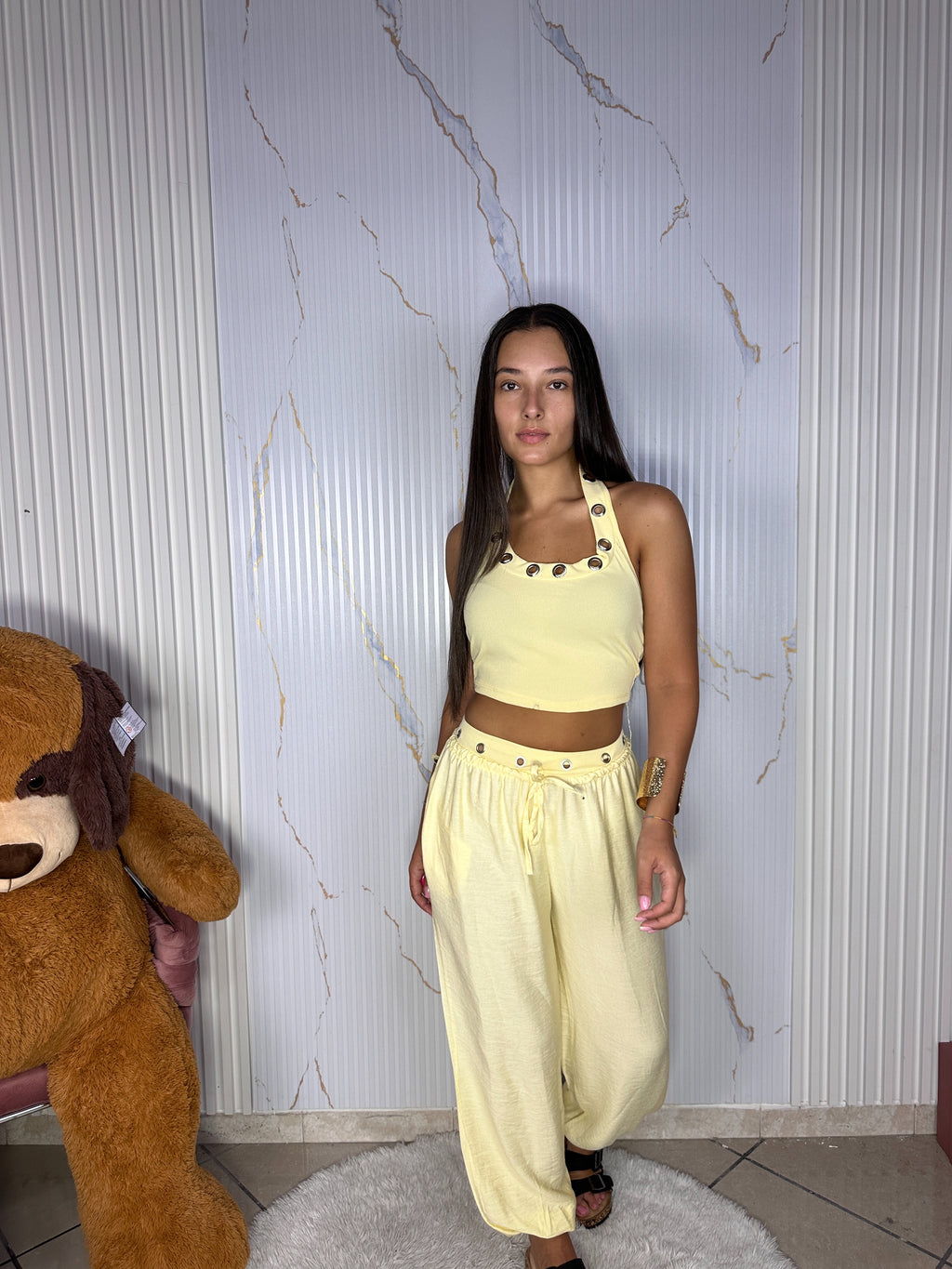Coordinato Boston Giallo