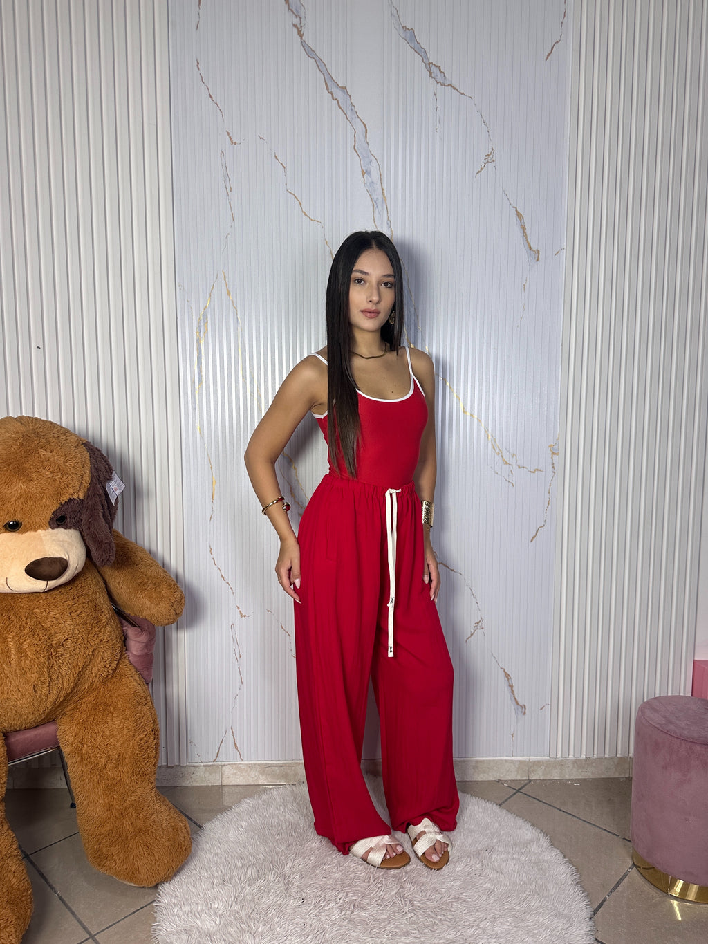 Pantalone Oasi Rosso