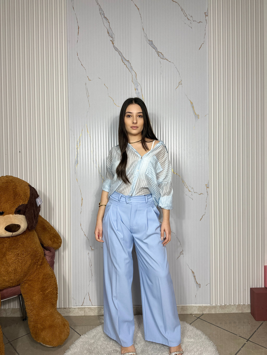 Pantalone Juliet Azzurro