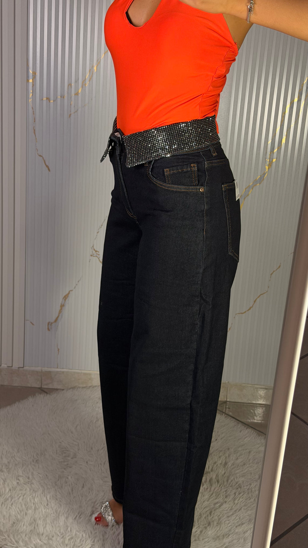 Jeans Carlytas Denim Scuro