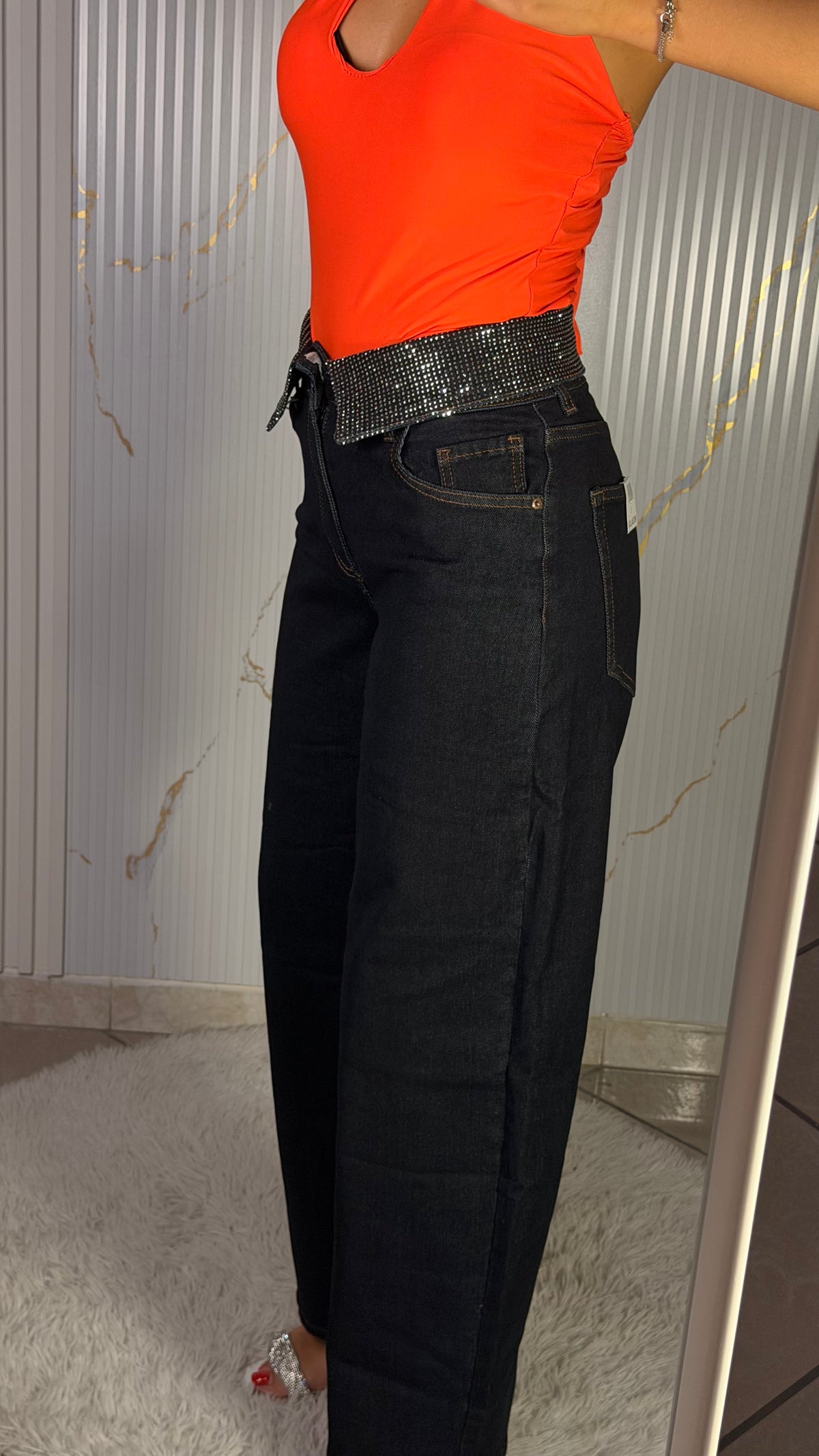 Jeans Carlytas Denim Scuro