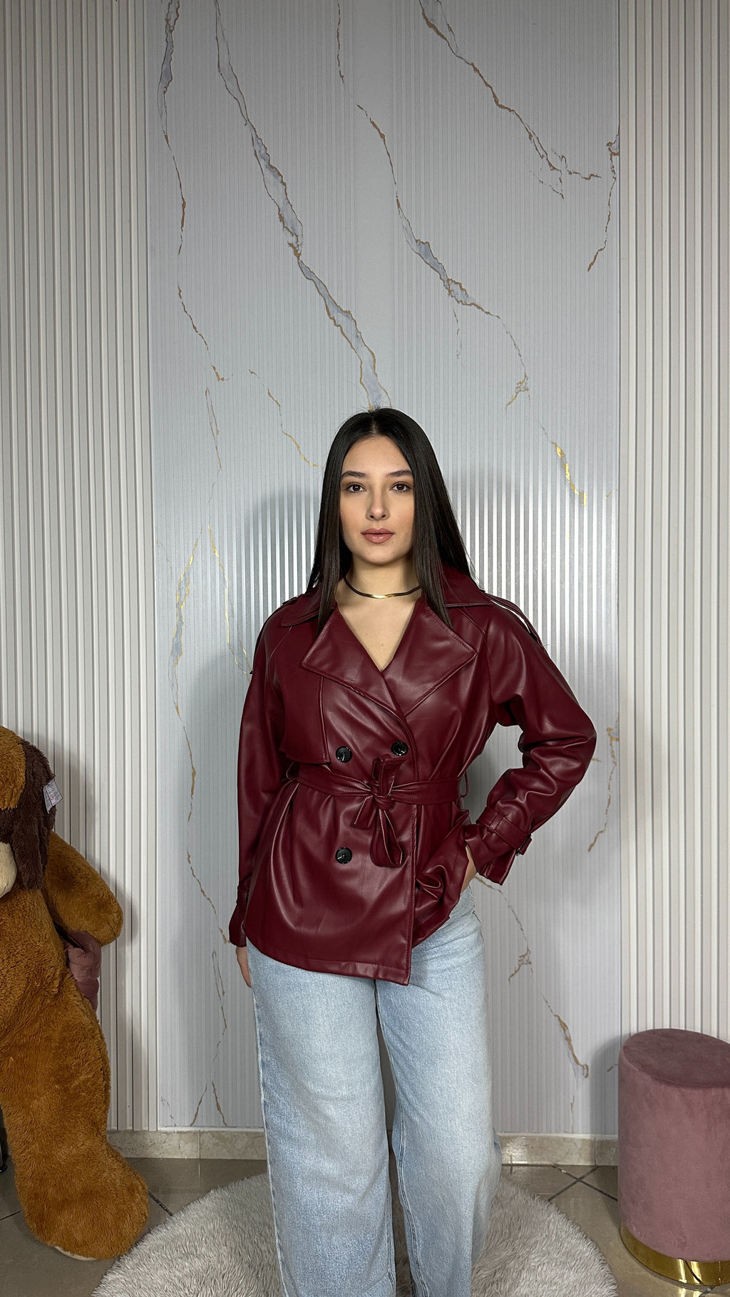 Giacca London Bordeaux