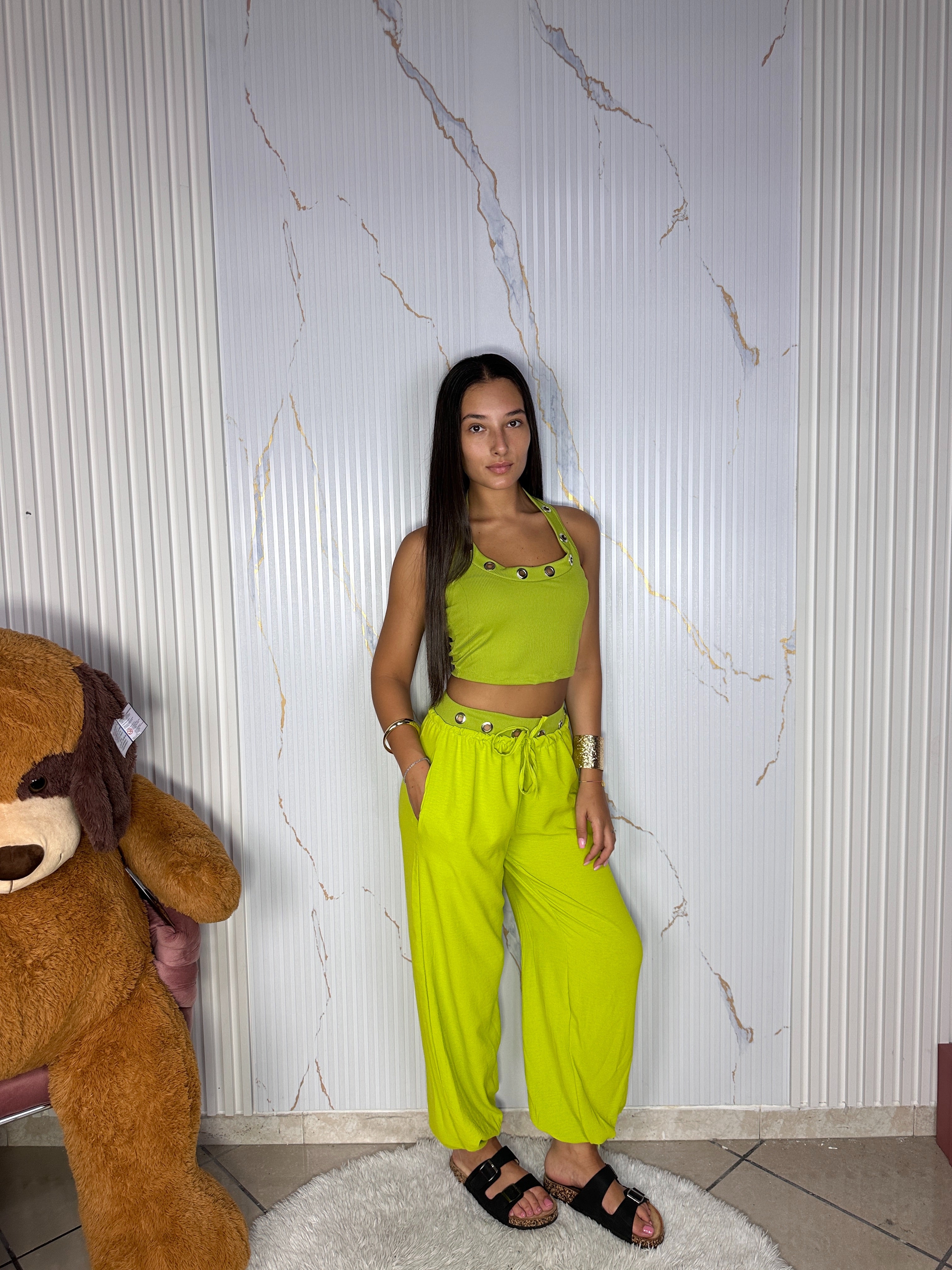 Coordinato Boston Verde Lime