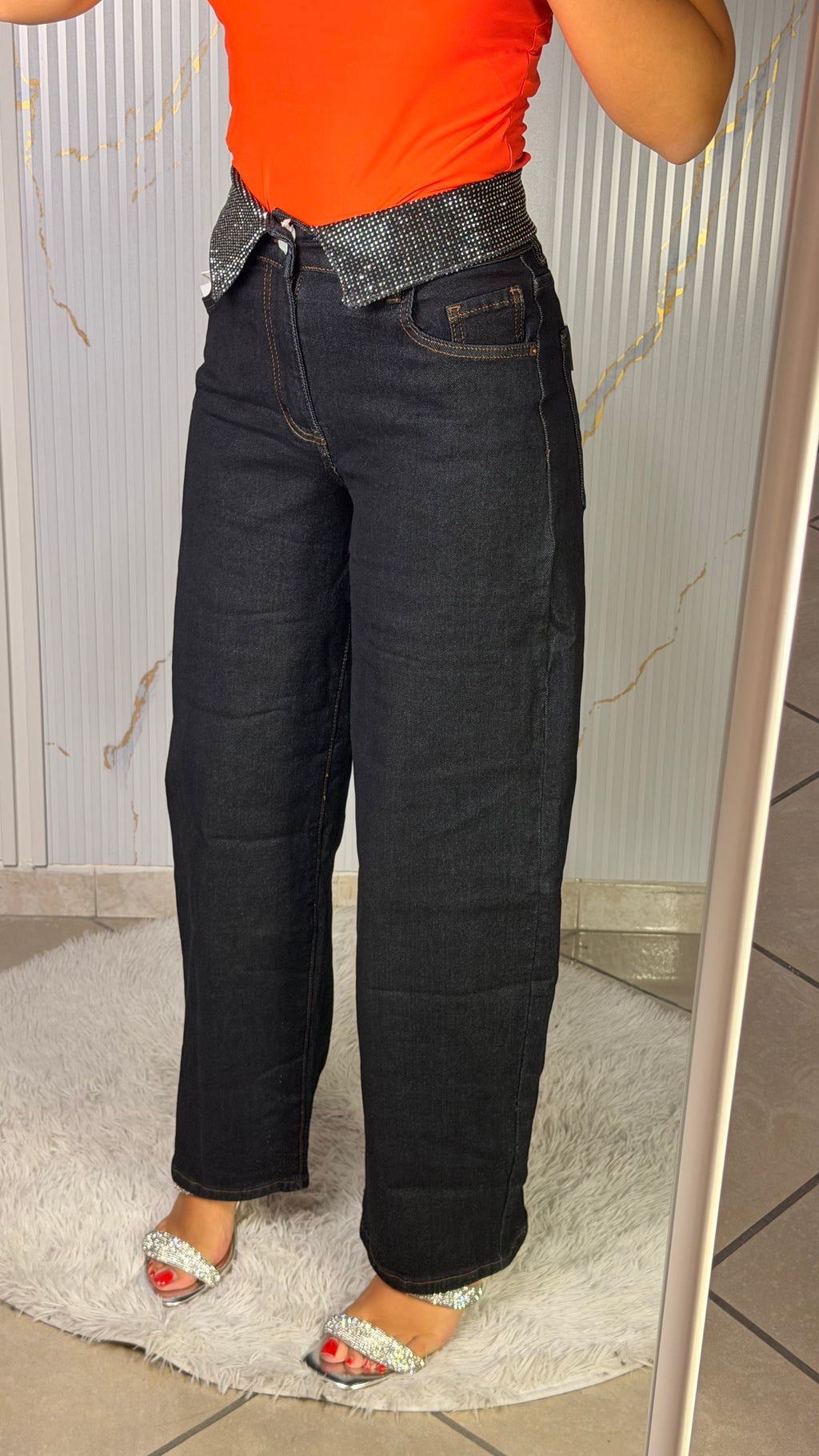 Jeans Carlytas Denim Scuro