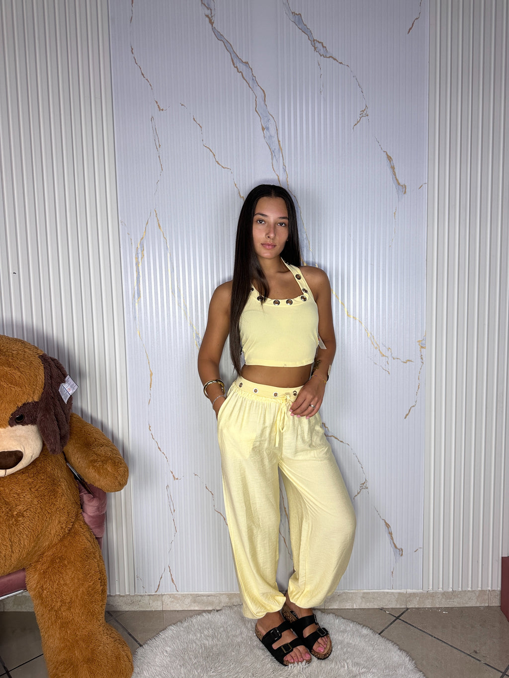 Coordinato Boston Giallo