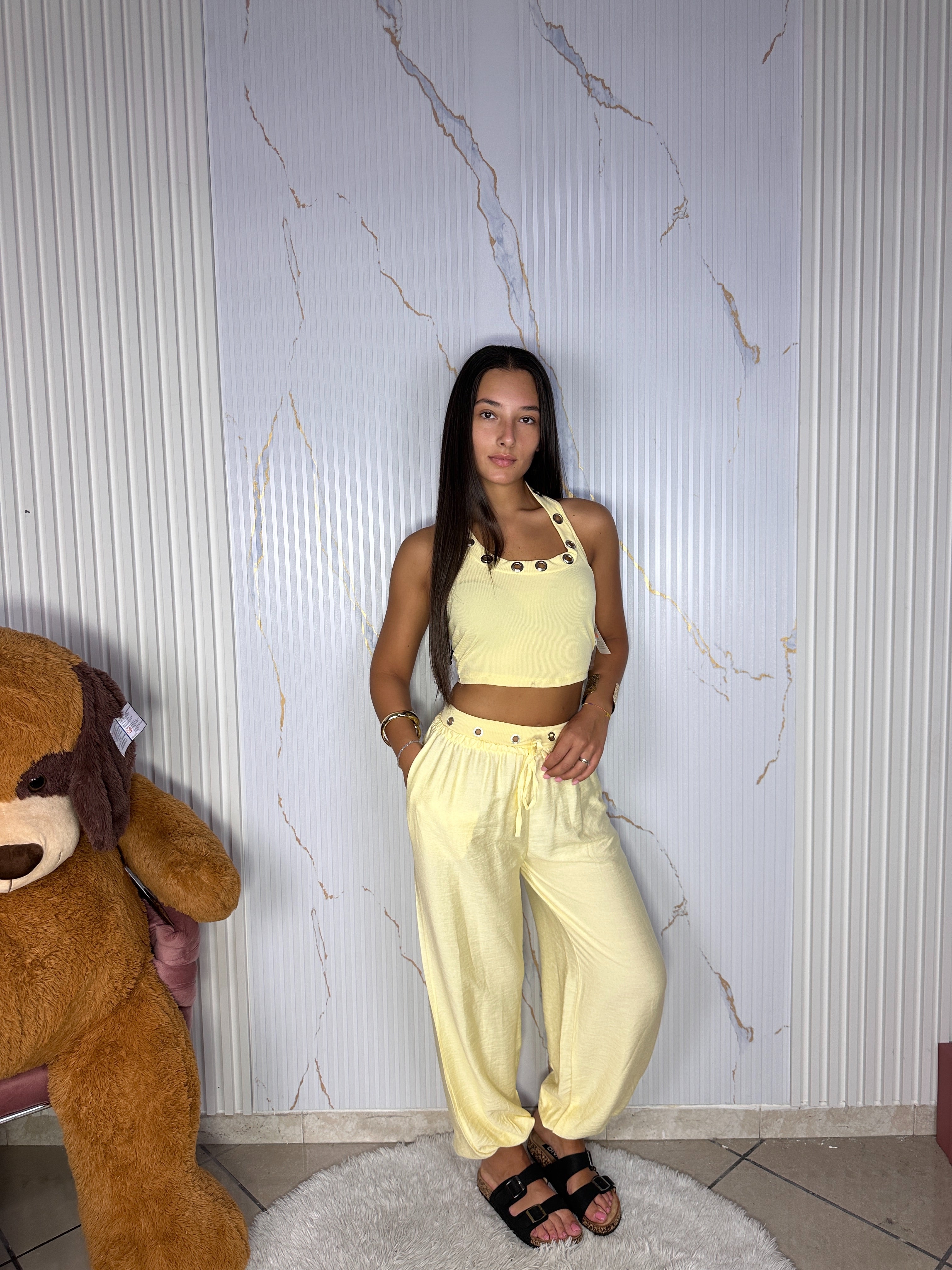 Coordinato Boston Giallo