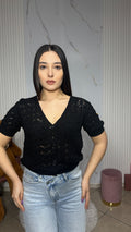 Cardigan Linda Nero