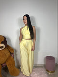 Coordinato Aurora Misto/Lino Giallo