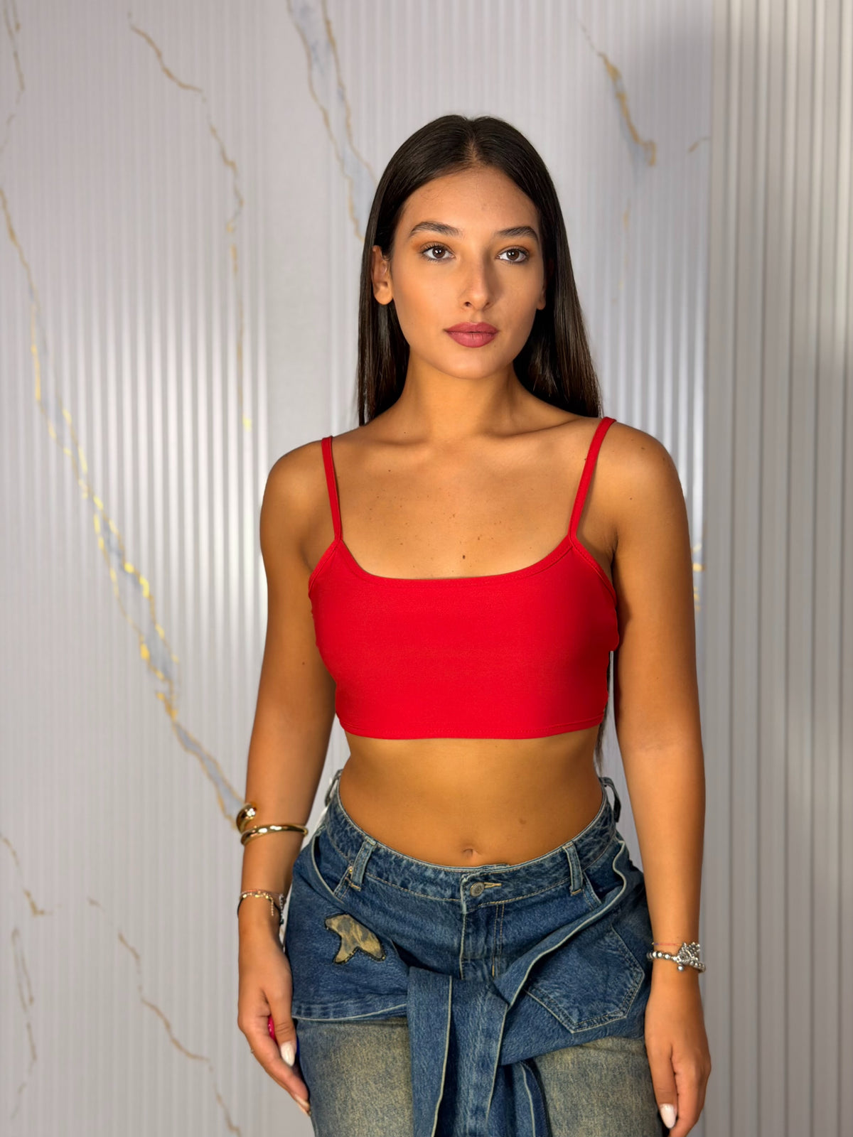 Top Eva Rosso