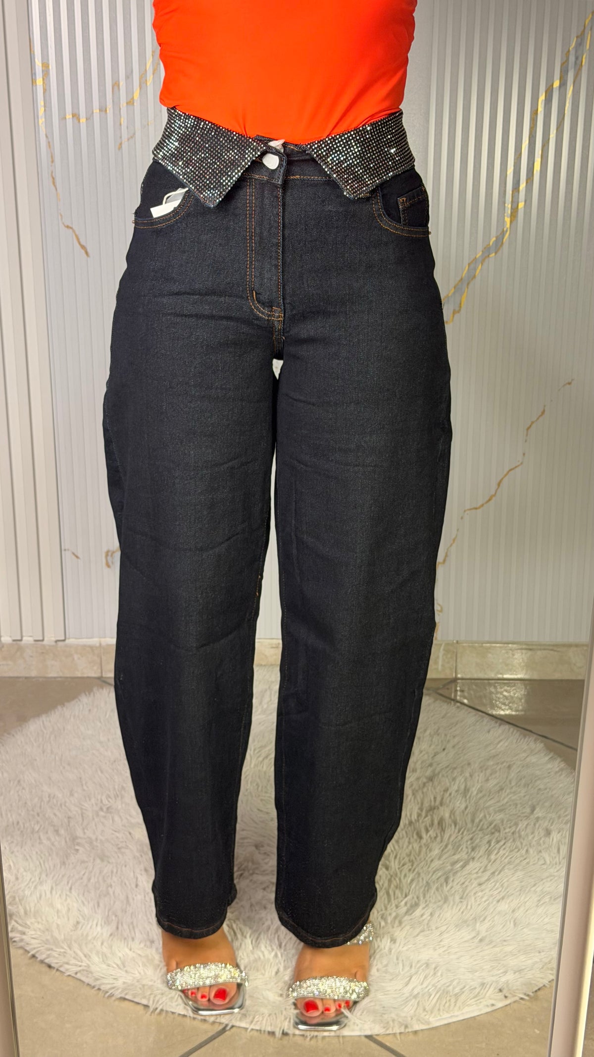 Jeans Carlytas Denim Scuro
