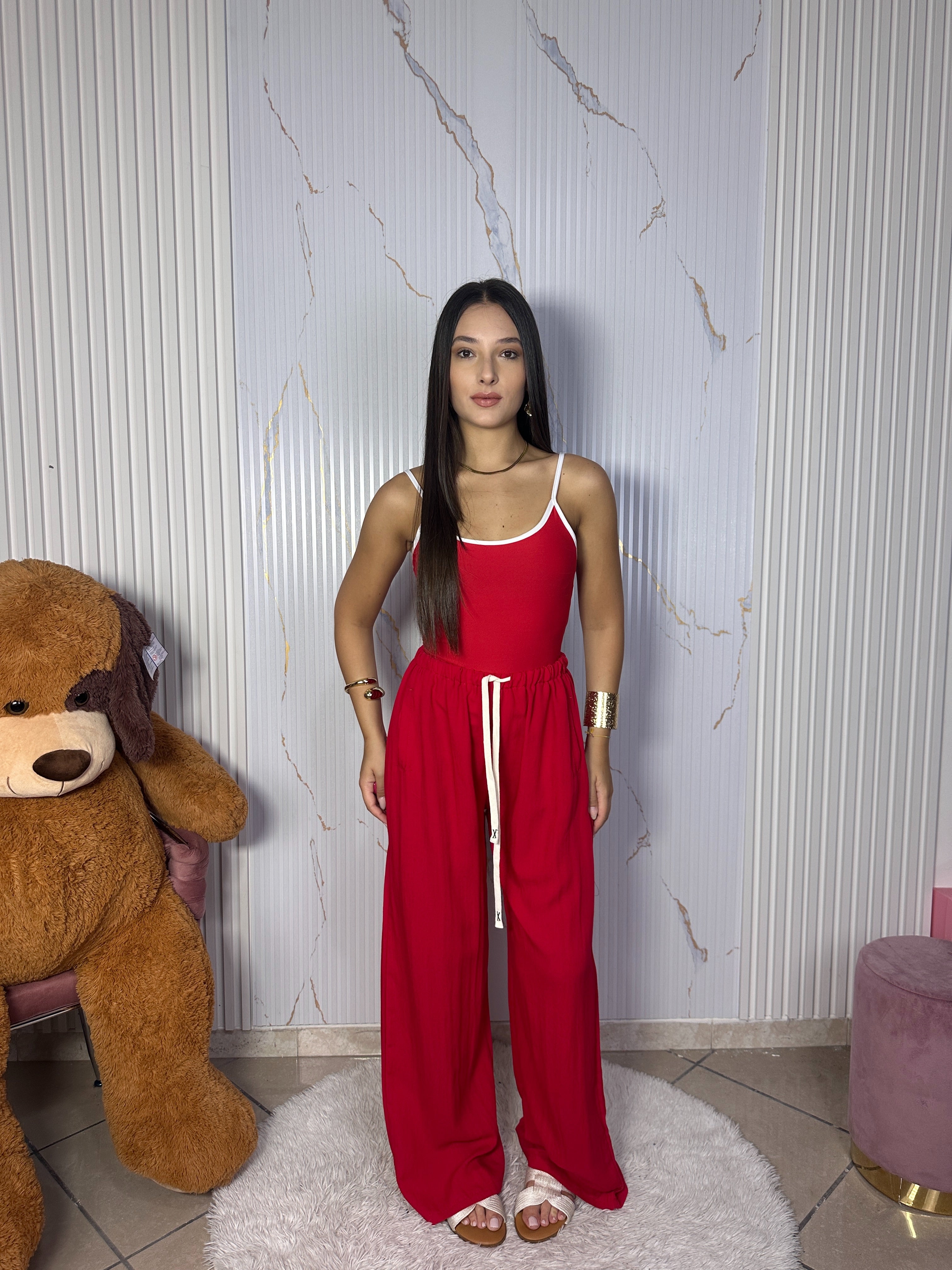 Pantalone Oasi Rosso