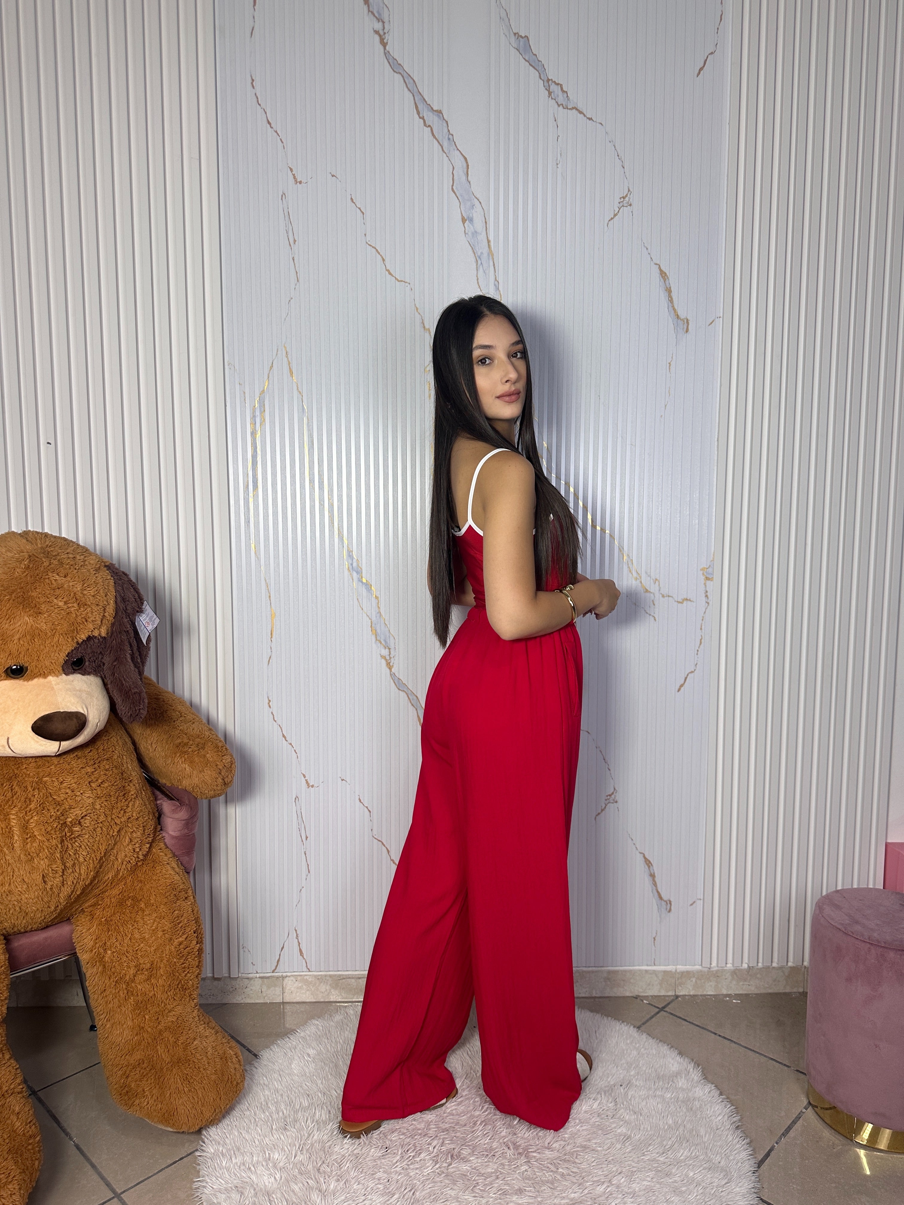 Pantalone Oasi Rosso