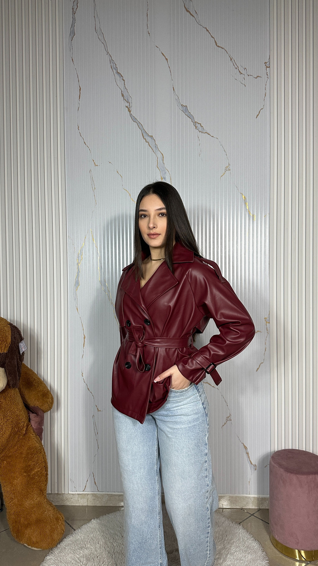 Giacca London Bordeaux