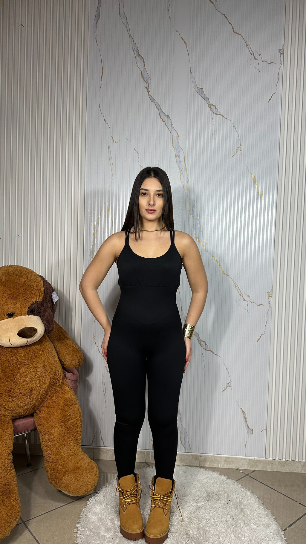 Jumpsuit Contenitiva Nera