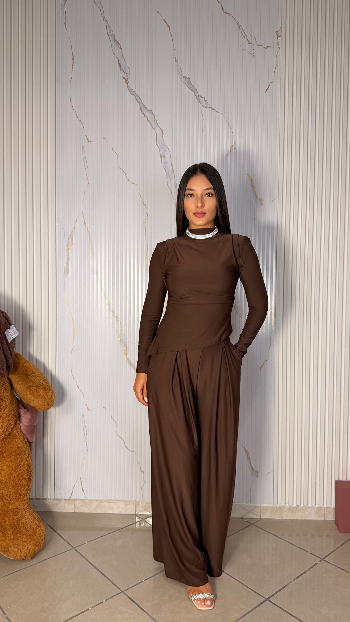 Coordinato Linda Marrone
