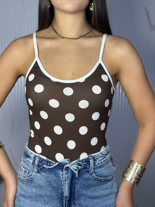 Body Pois Marrone