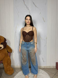 Jeans Denim Brown