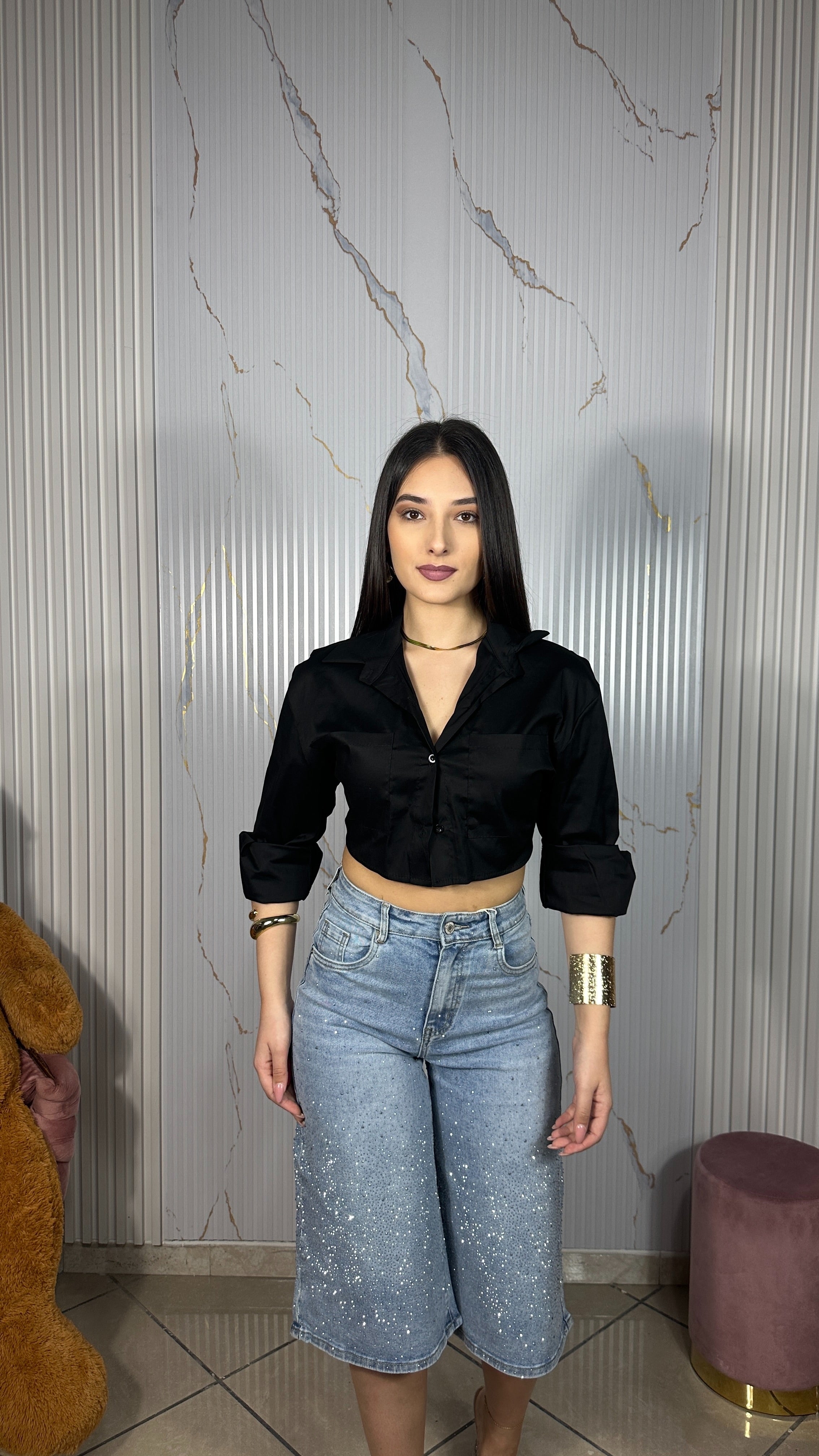 Camicia Crop