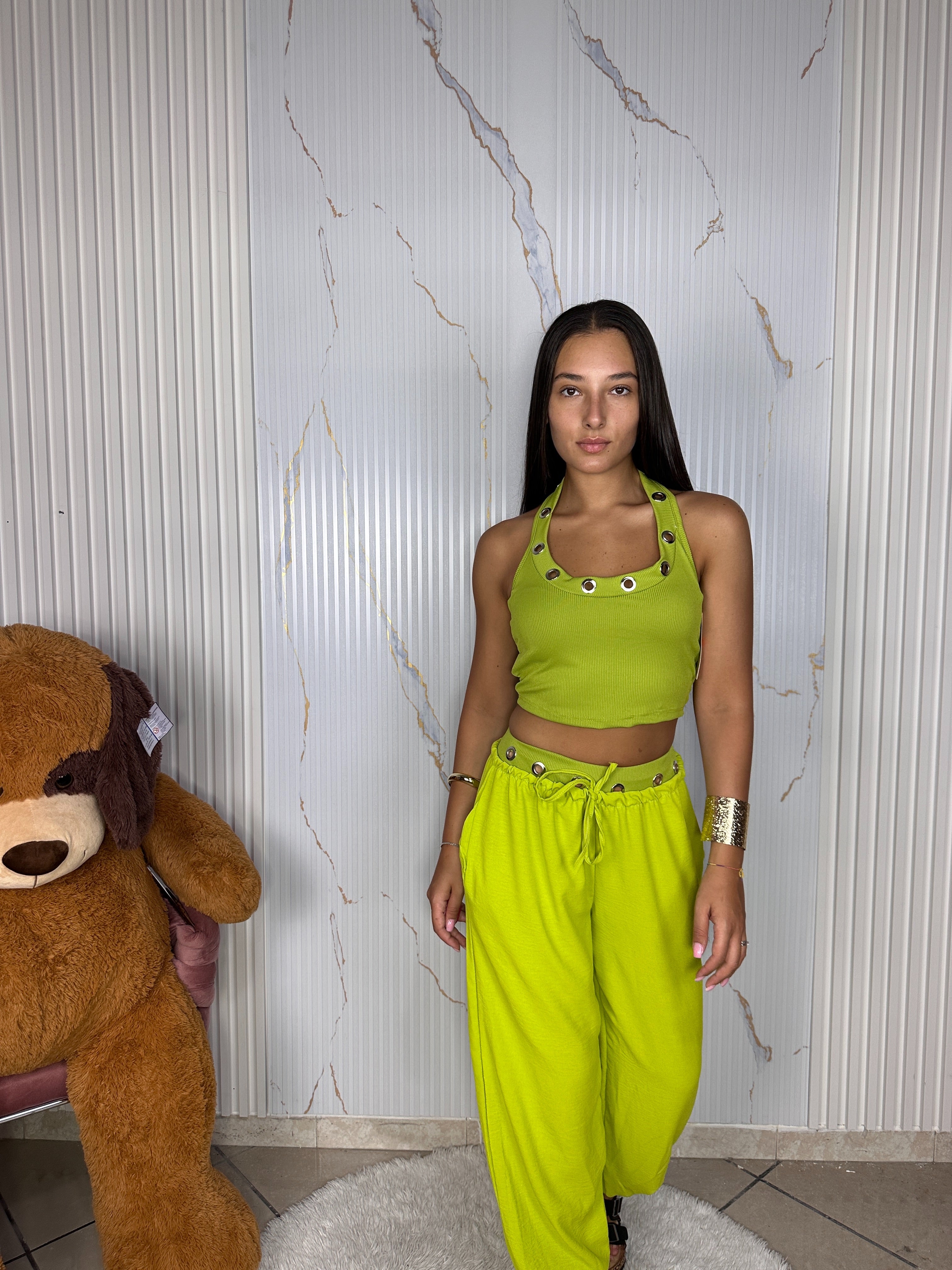 Coordinato Boston Verde Lime