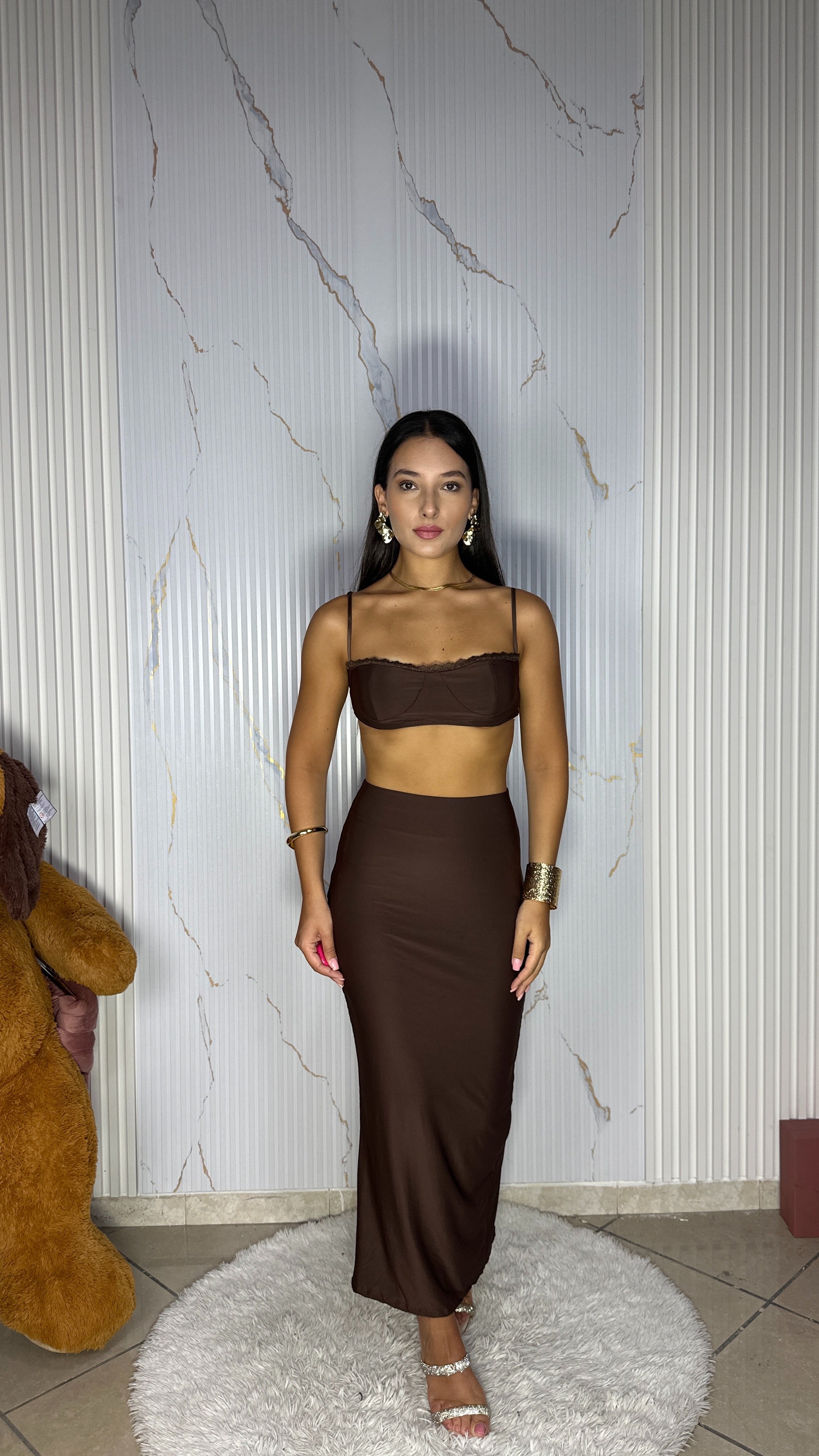 Coordinato Maddie Marrone
