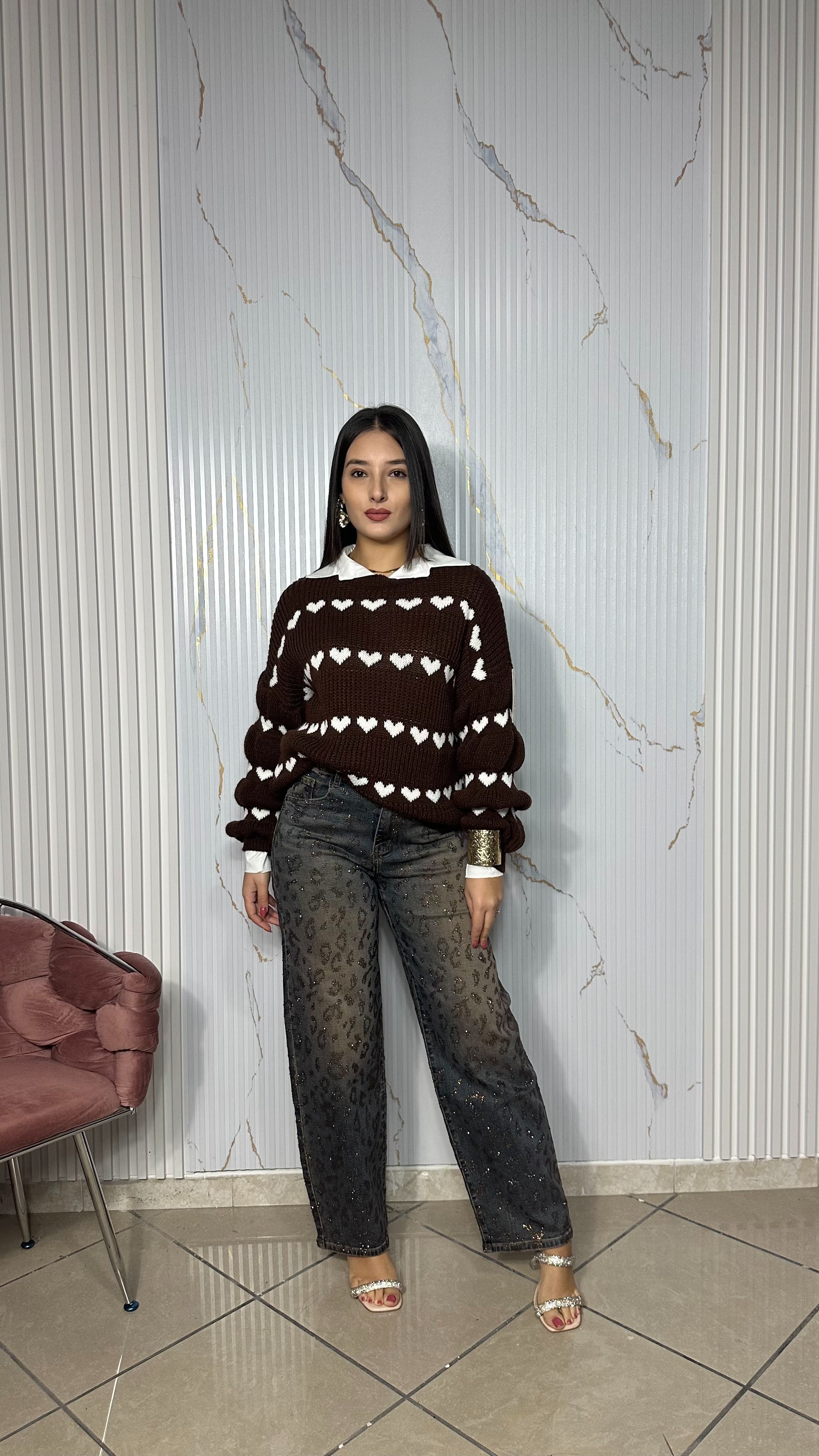 Maglione Cuori