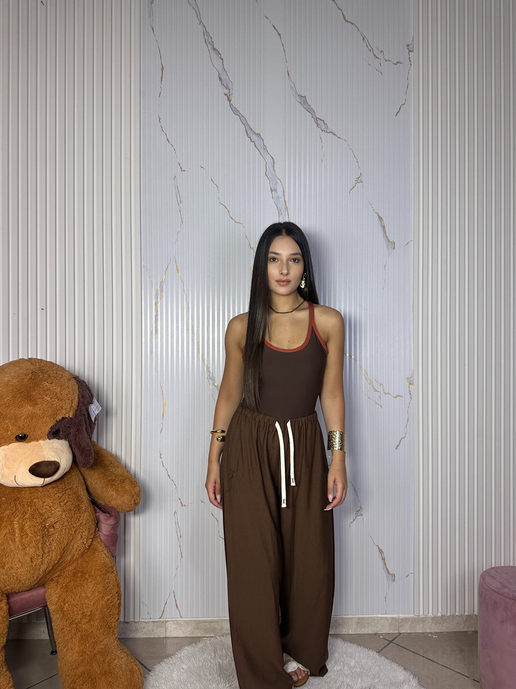 Pantalone Oasi Marrone