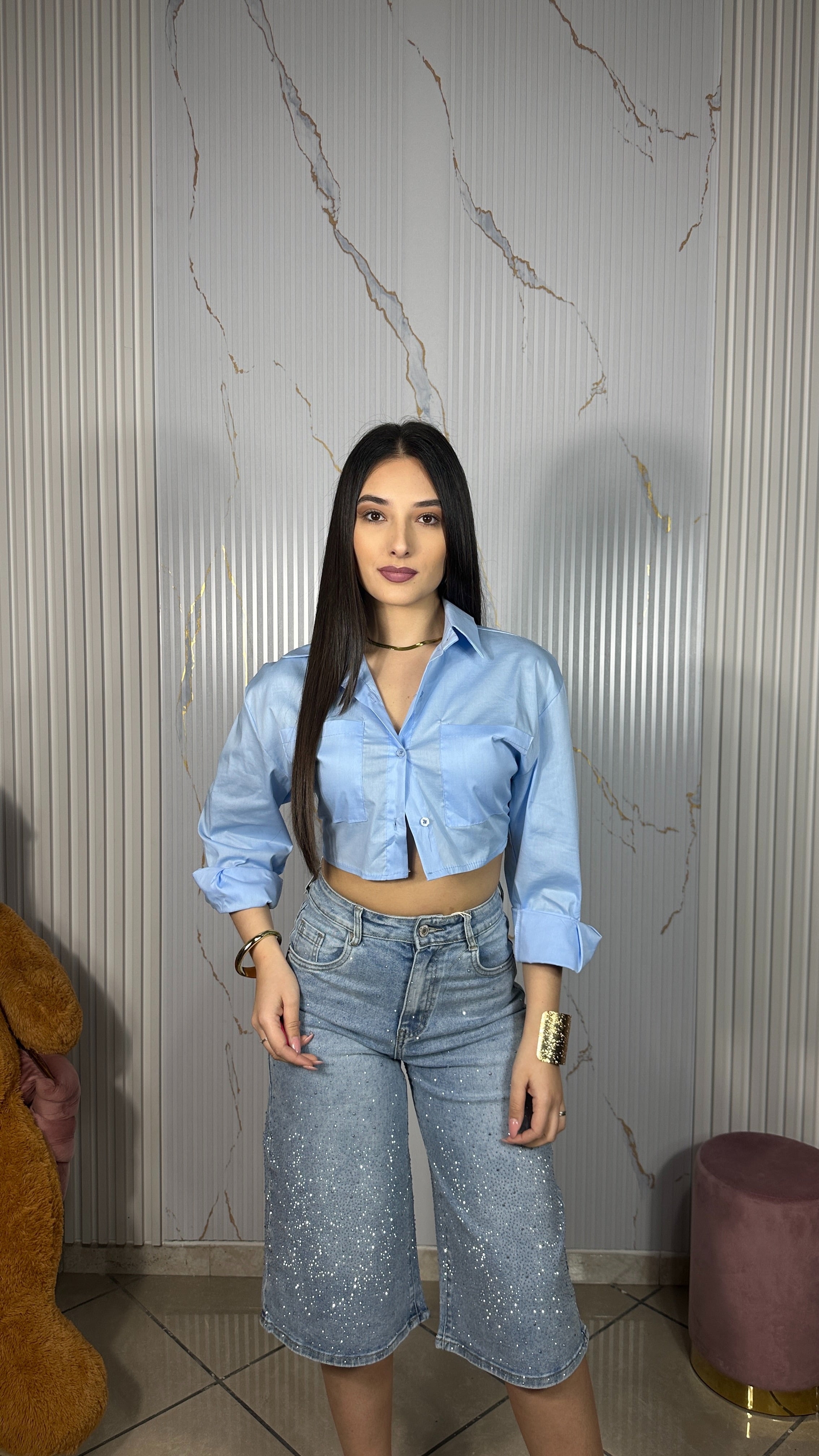 Camicia Crop