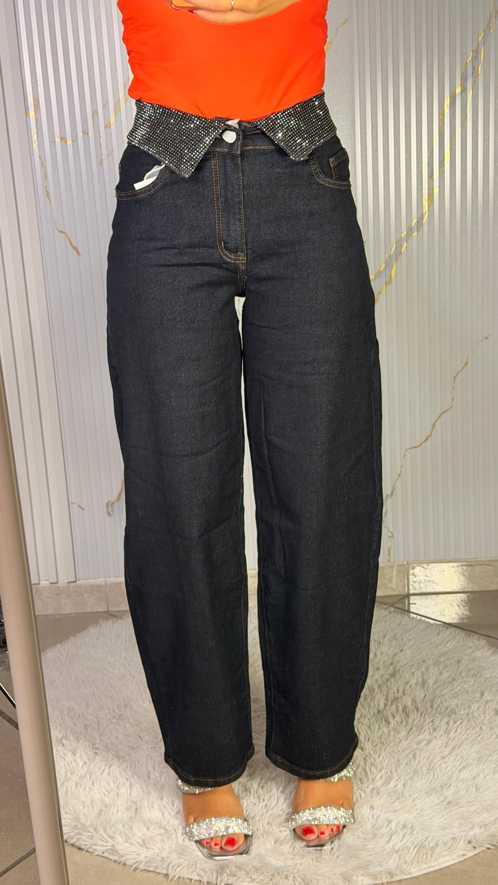Jeans Carlytas Denim Scuro