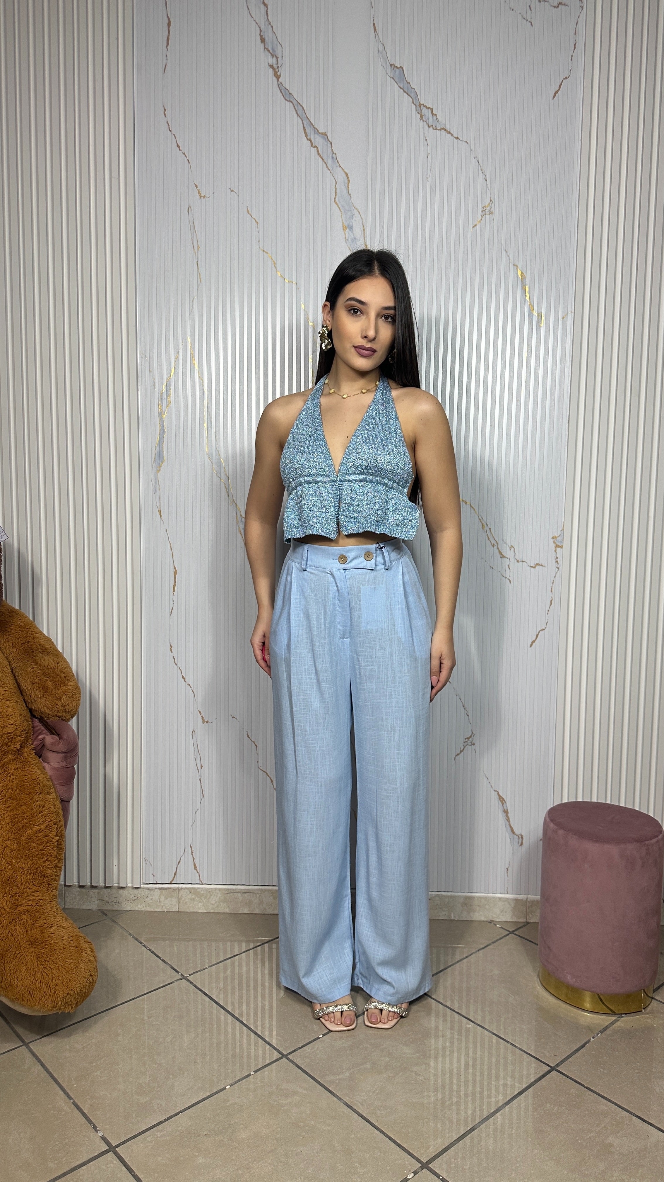 Pantalone Lion Azzurro