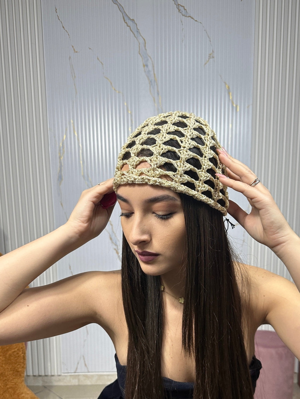 Cappello Rete Oro