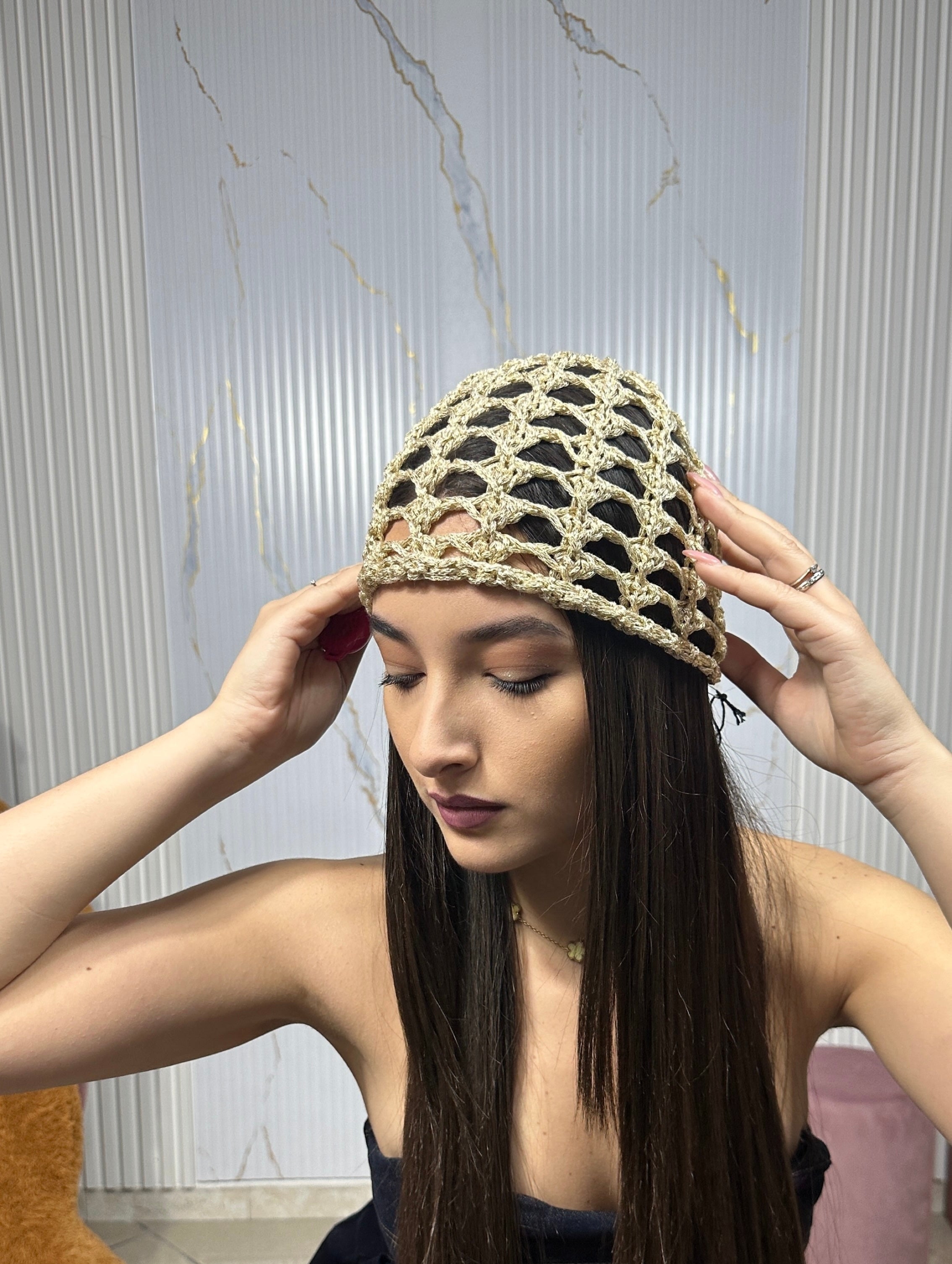 Cappello Rete Oro