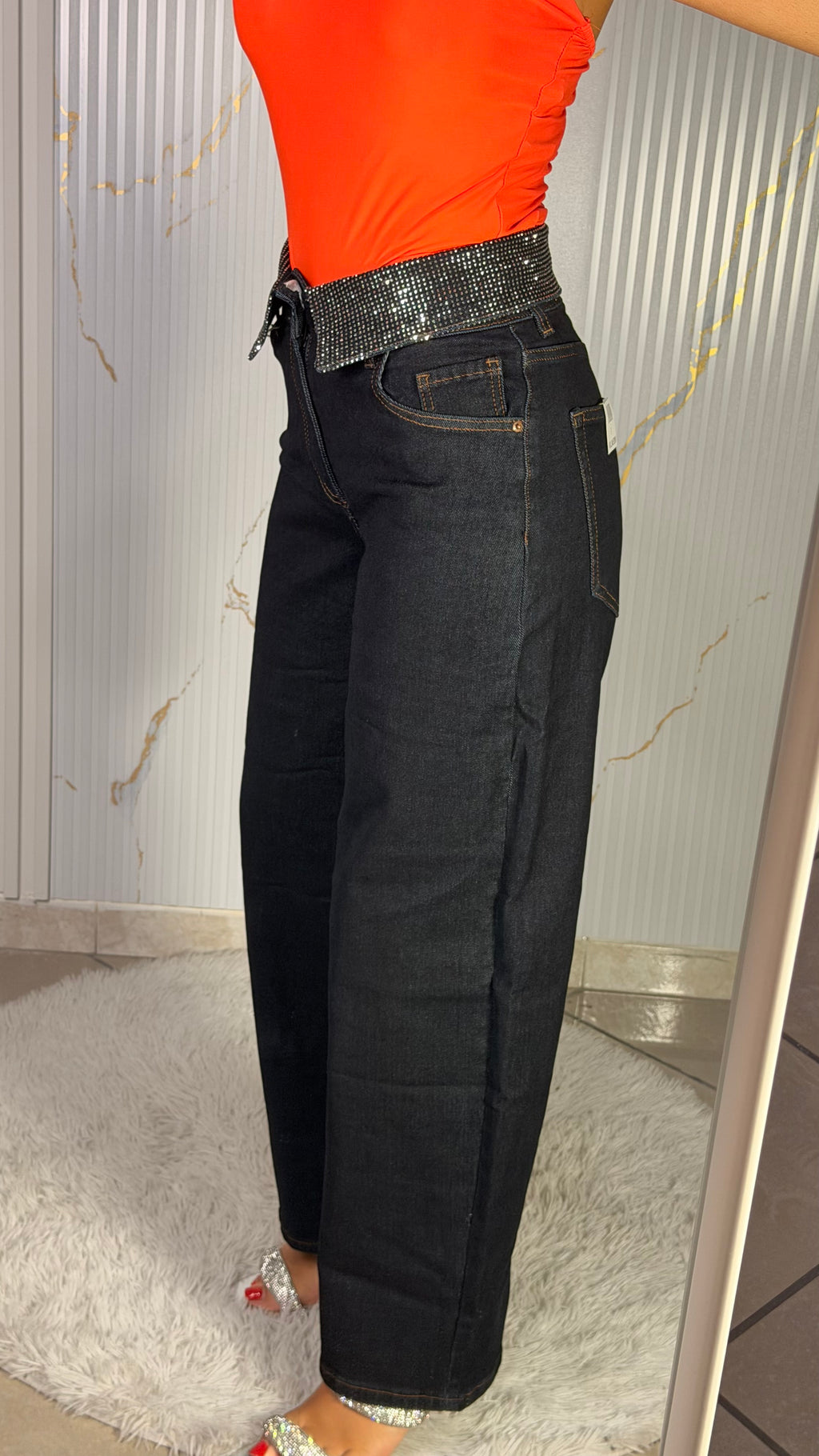 Jeans Carlytas Denim Scuro