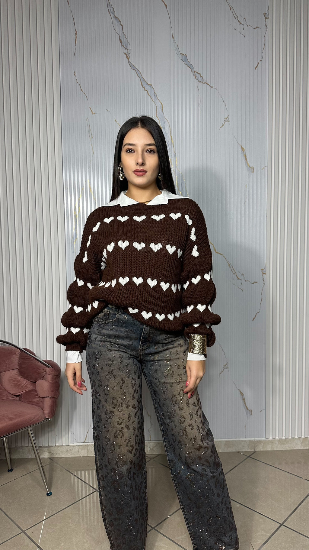 Maglione Cuori