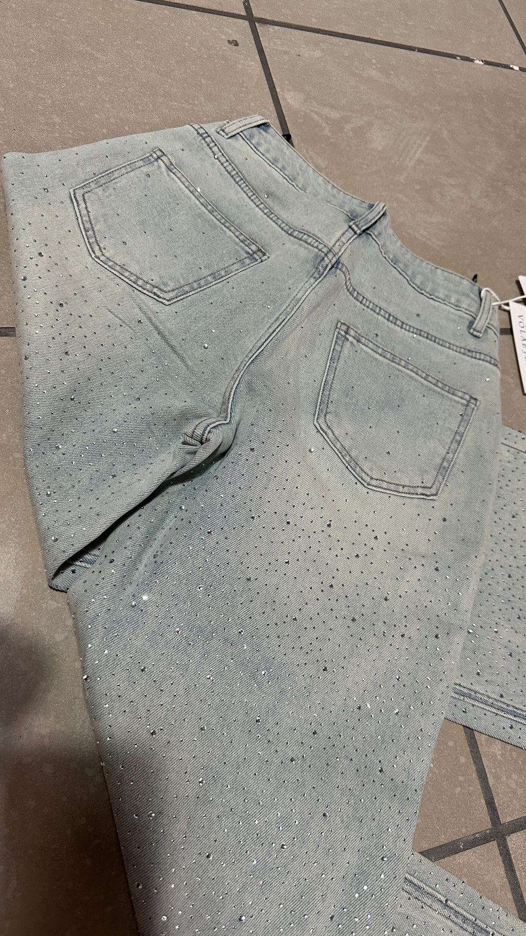 Jeans brillantinato
