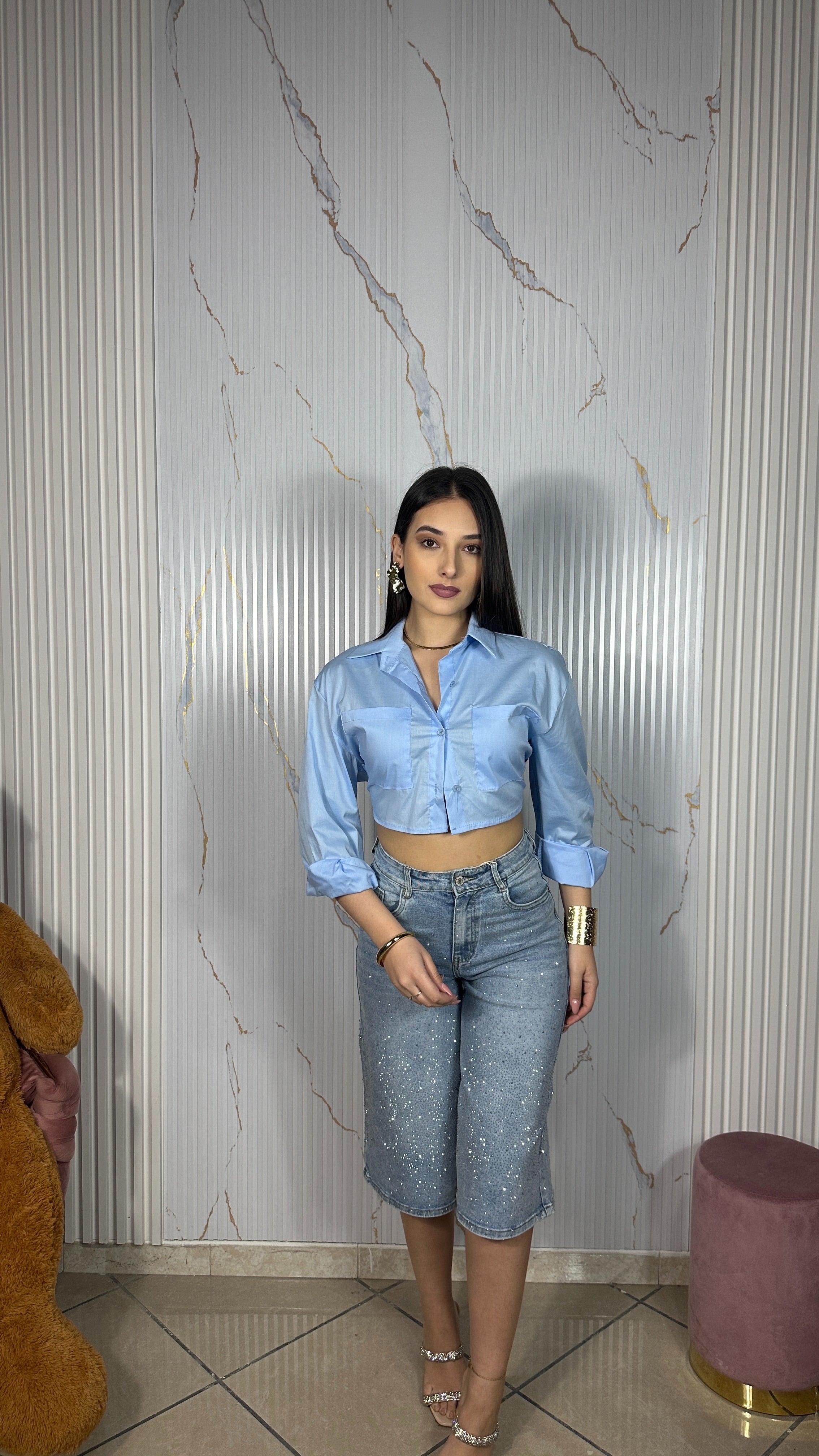 Camicia Crop
