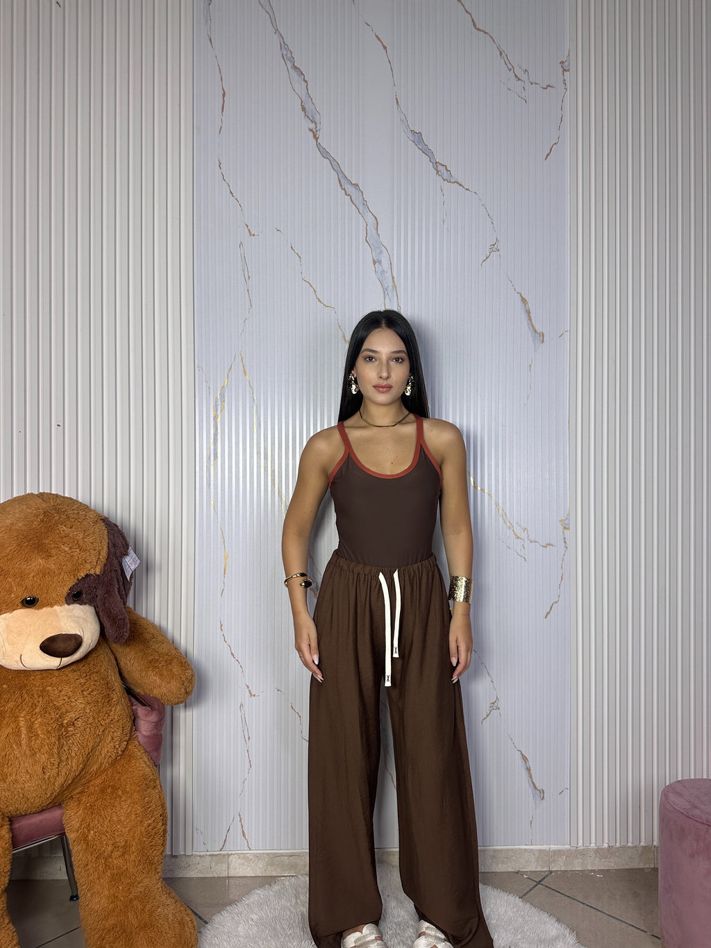 Pantalone Oasi Marrone