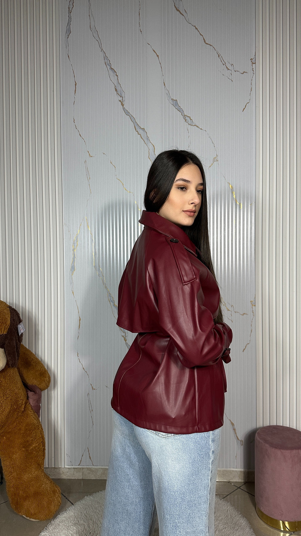 Giacca London Bordeaux