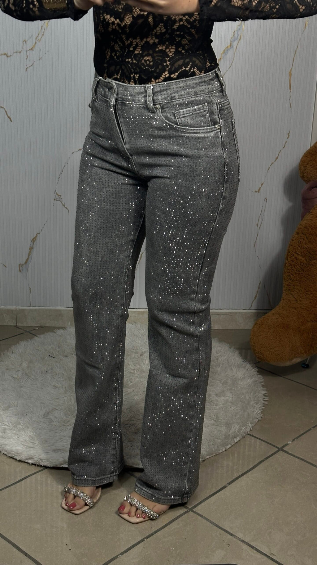 Jeans Shine Gray