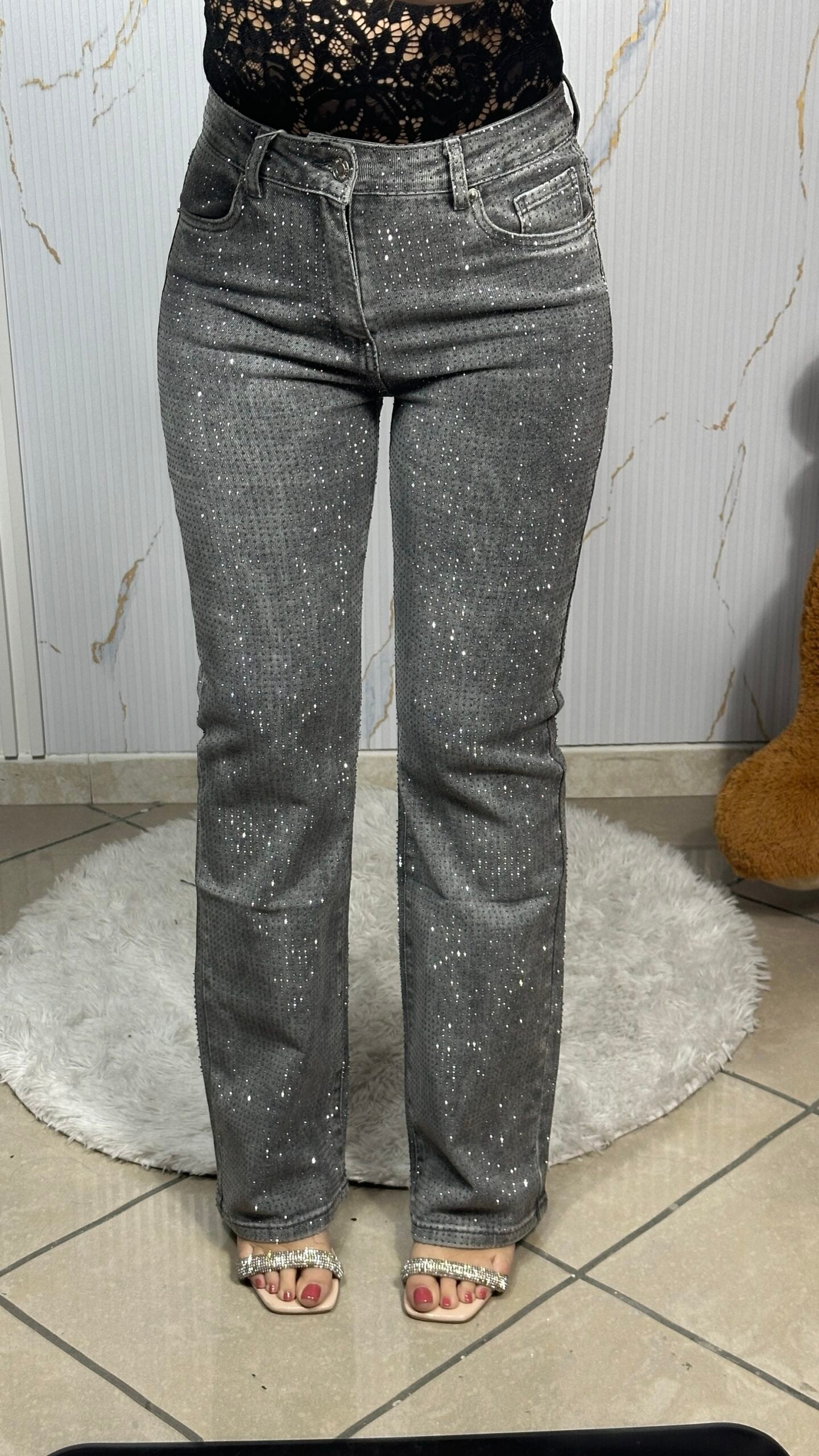 Jeans Shine Gray