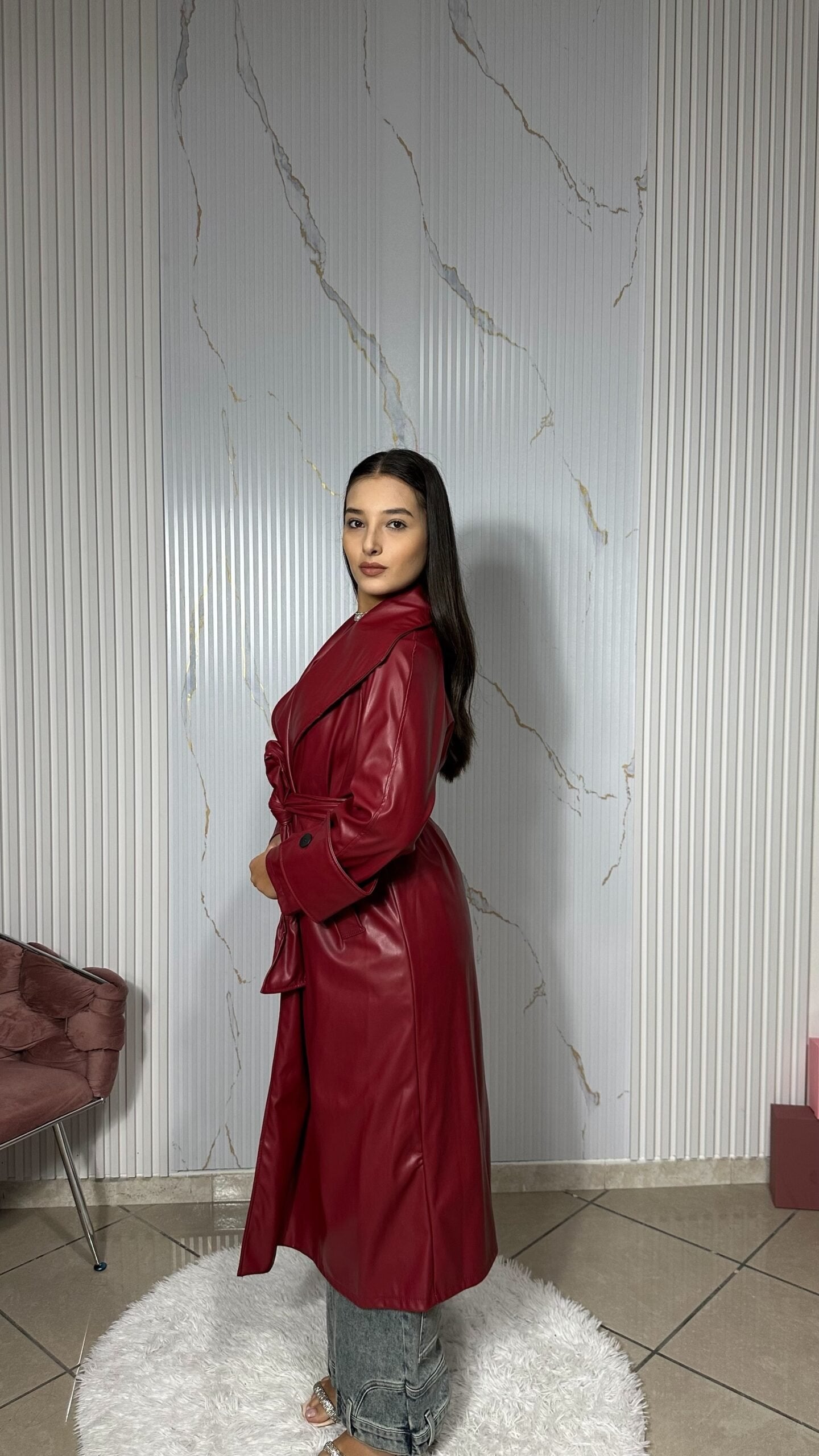Trench Bordeaux