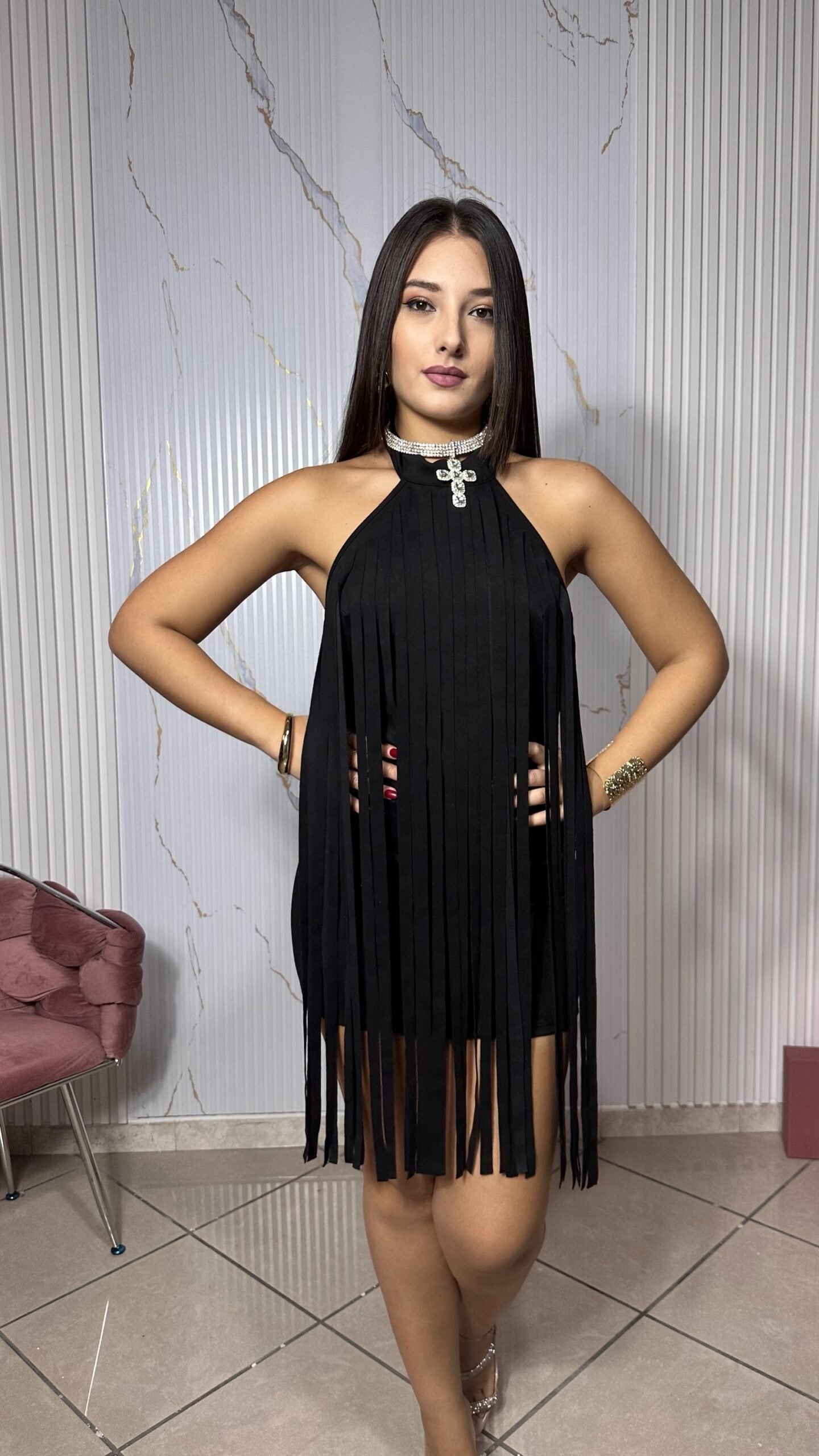 Dress frange