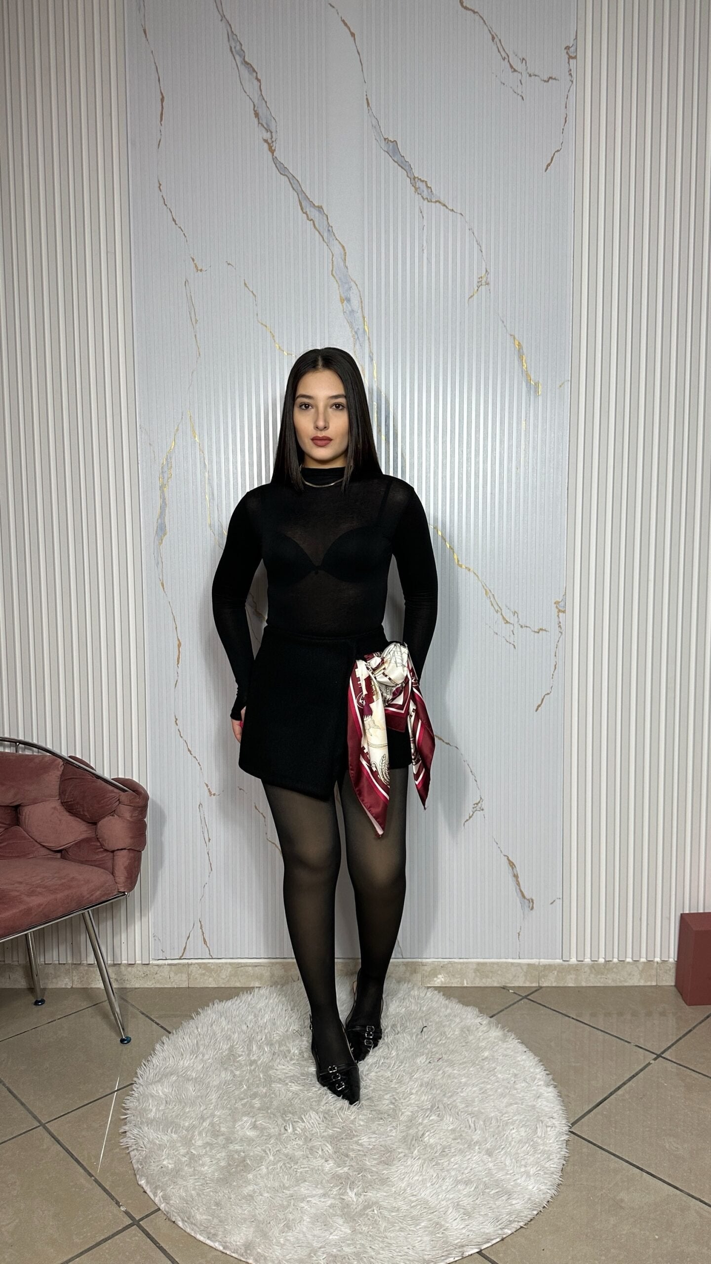 Shorts Con Foulard