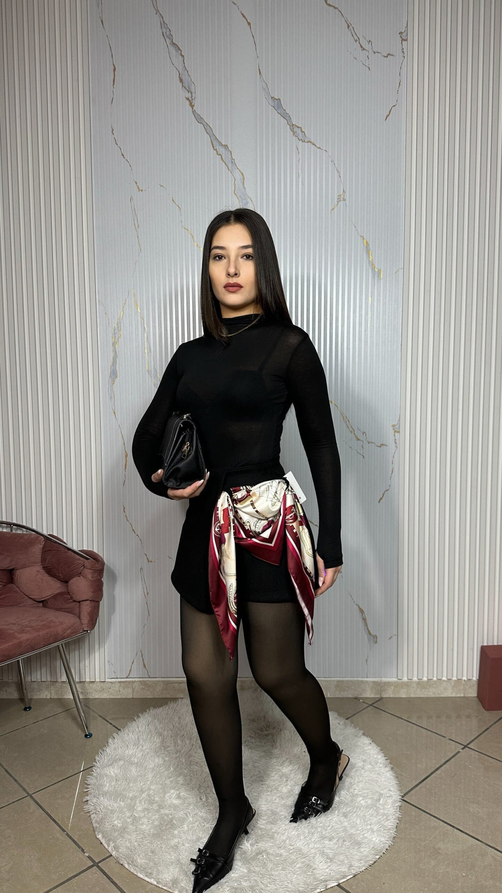 Shorts Con Foulard