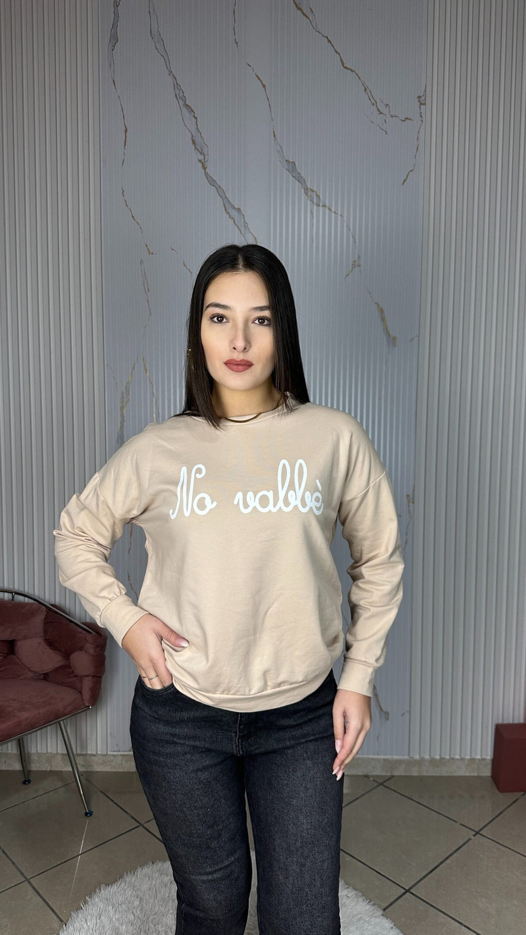 Felpa “NO VABBè”